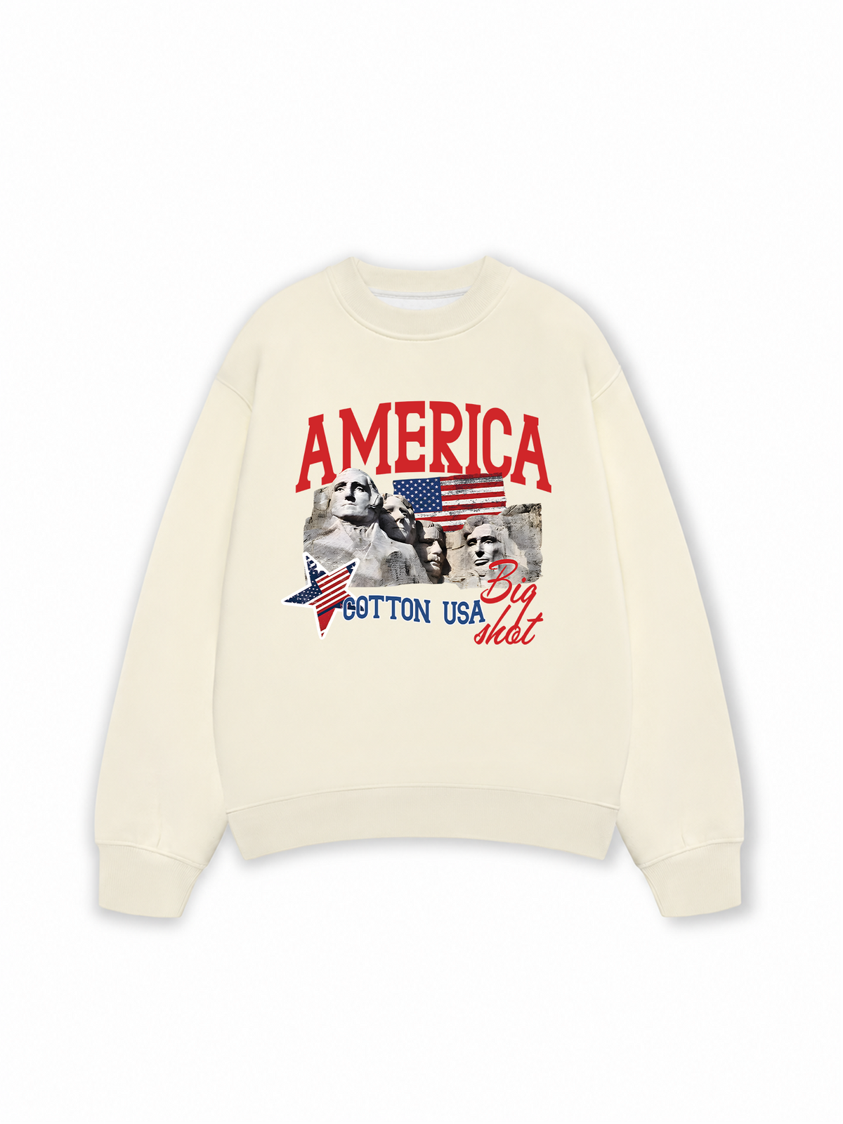 Áo Sweater Nỉ Hai Da USA Big Shot