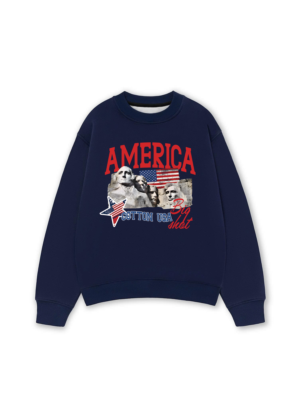 Áo Sweater Nỉ Hai Da USA Big Shot