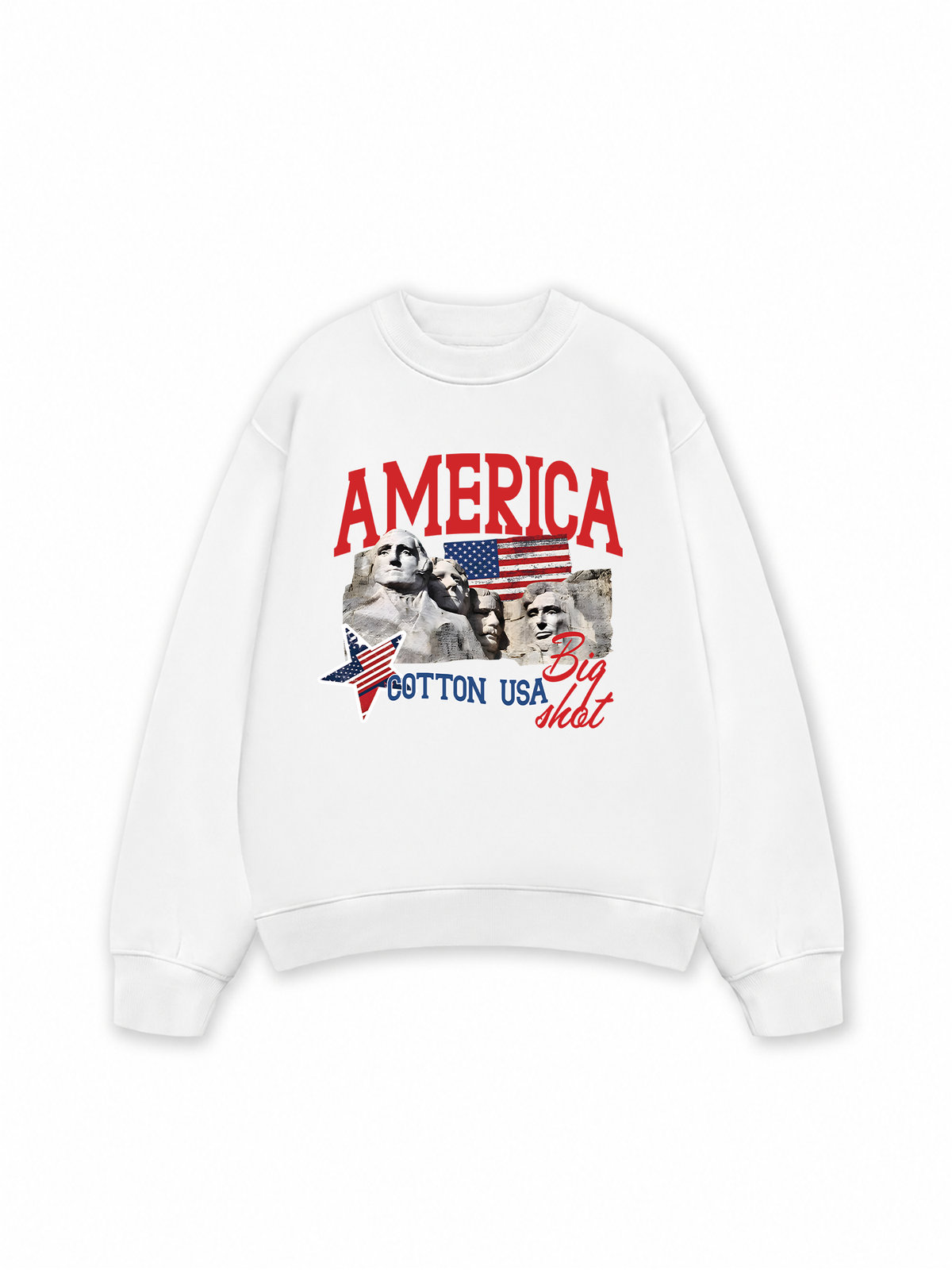 Áo Sweater Nỉ Hai Da USA Big Shot