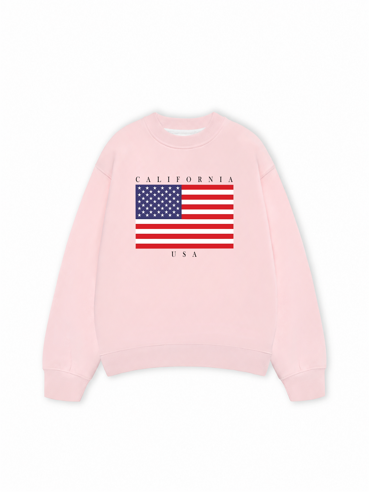 Áo Sweater Nỉ Hai Da USA California Basic Style