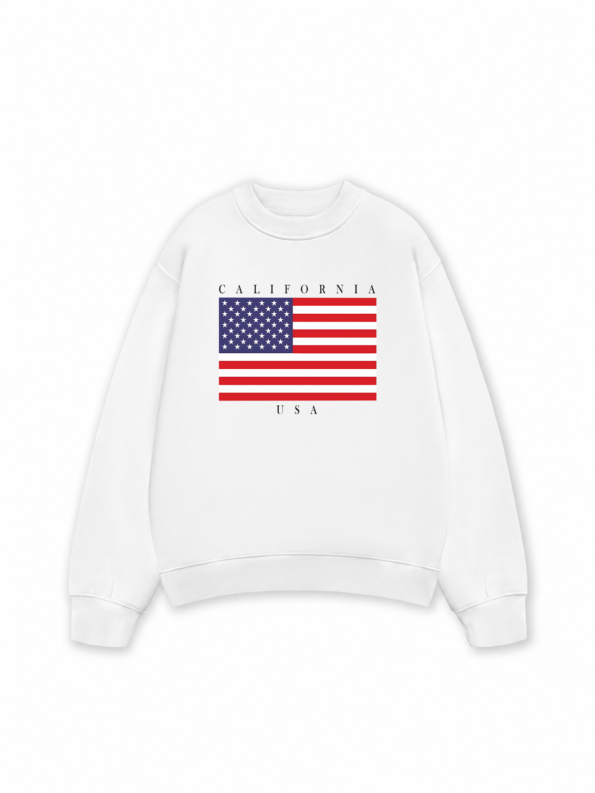 Áo Sweater Nỉ Hai Da USA California Basic Style