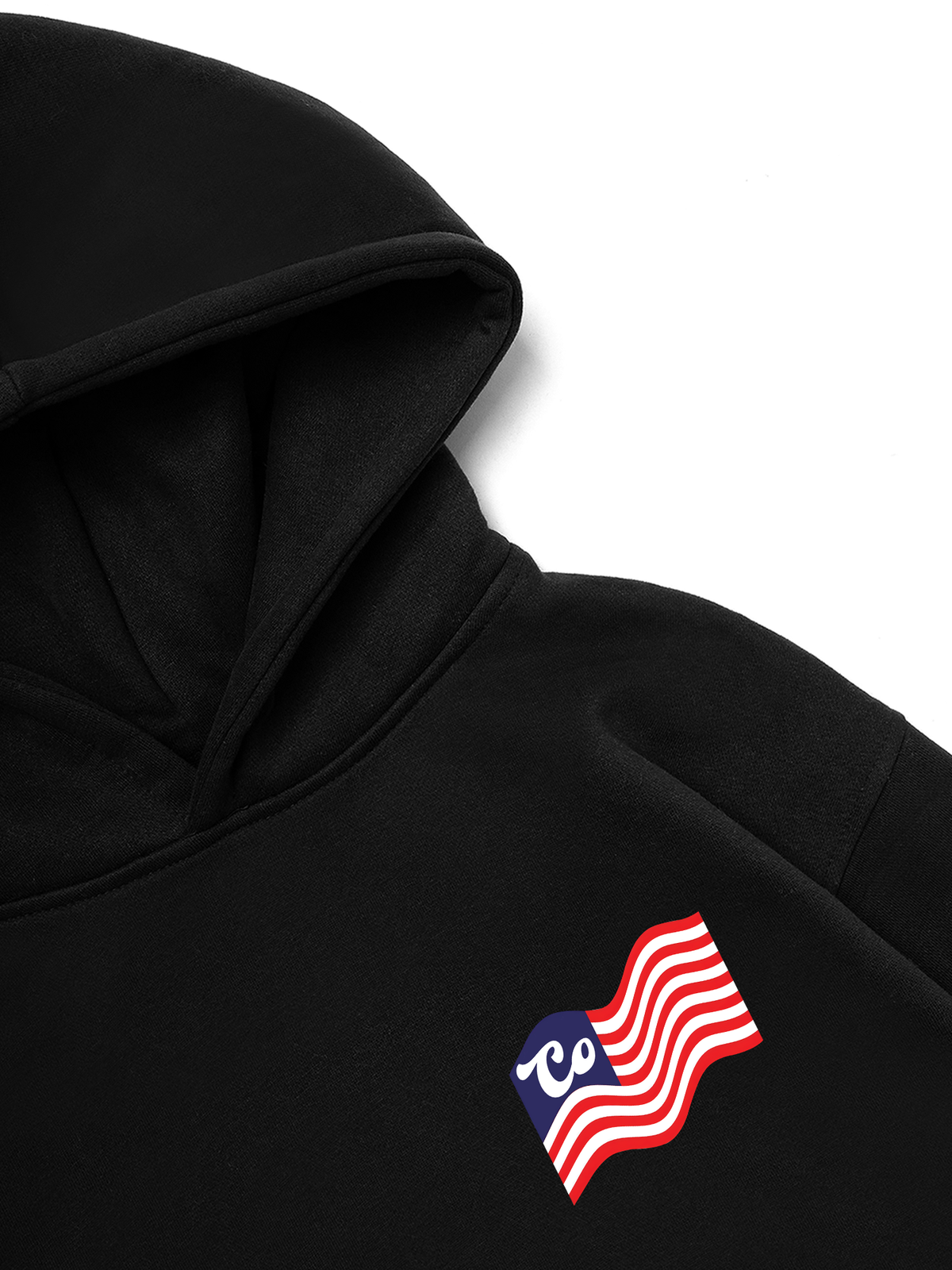 Áo Hoodie Nỉ Hai Da USA Cotton USA Flag