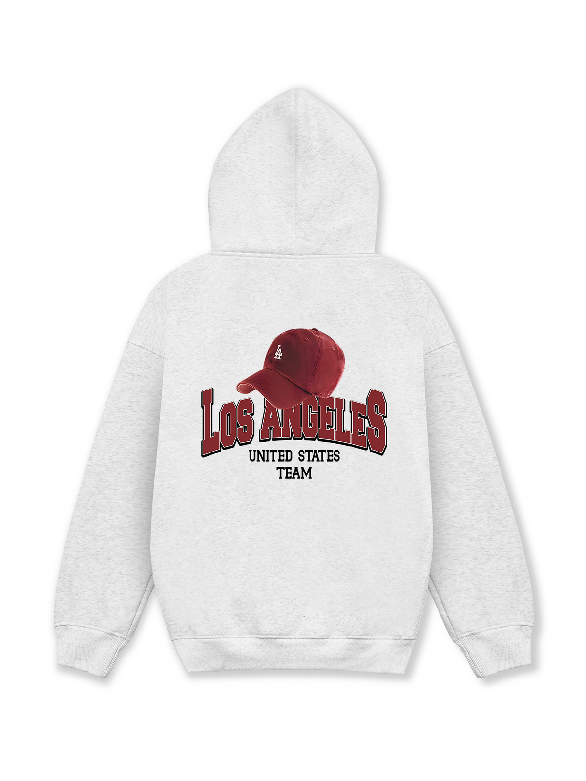 Áo Hoodie Nỉ Hai Da USA Los Ageles