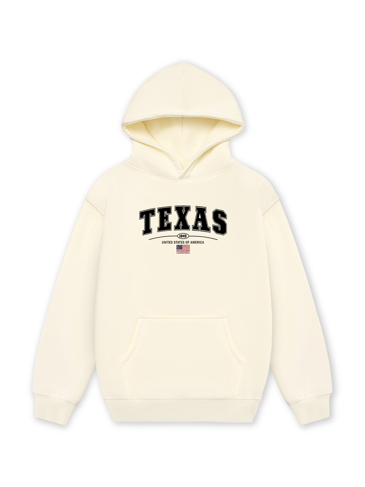 Áo Hoodie Nỉ Hai Da USA Texas 1945
