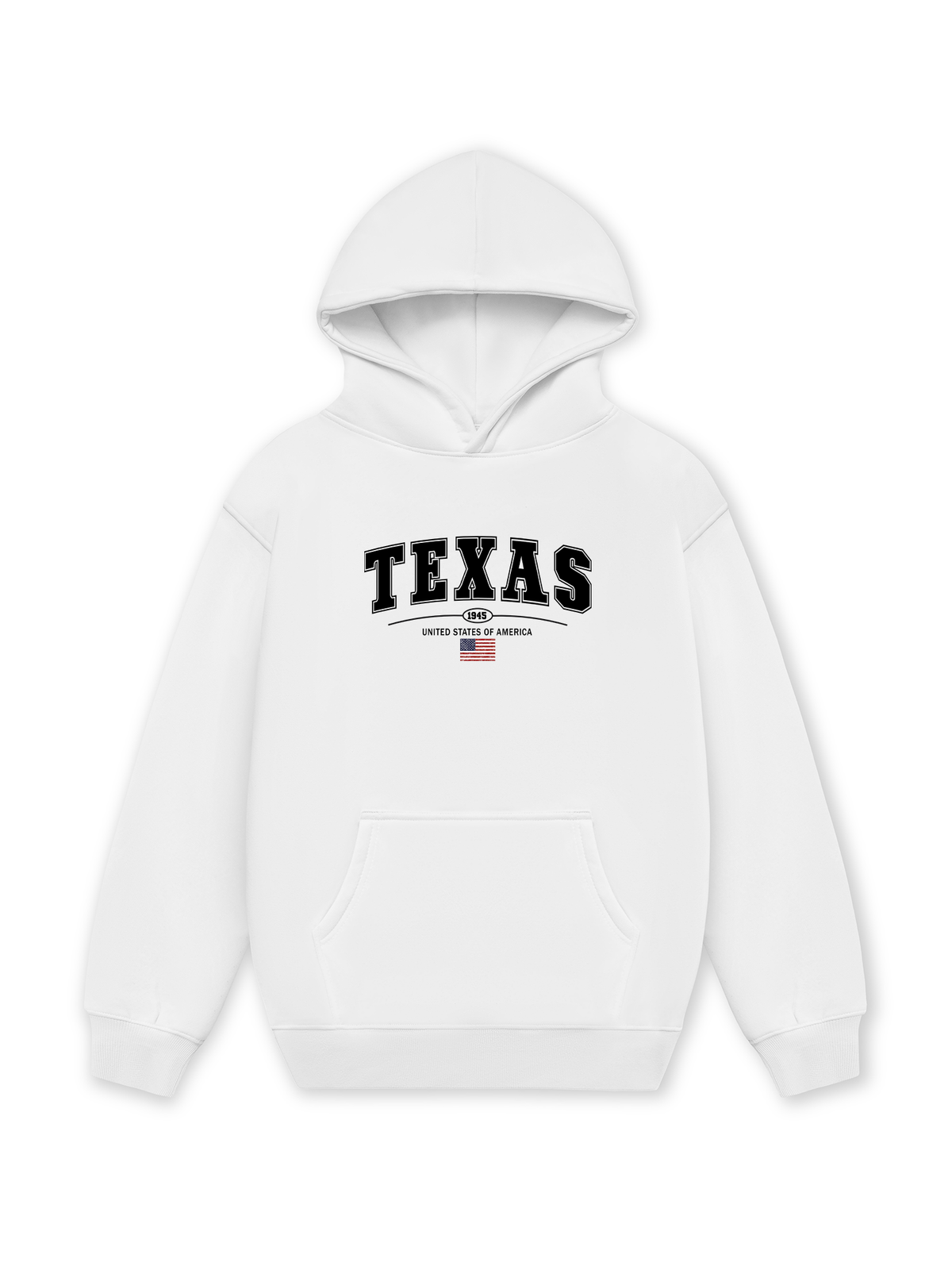 Áo Hoodie Nỉ Hai Da USA Texas 1945
