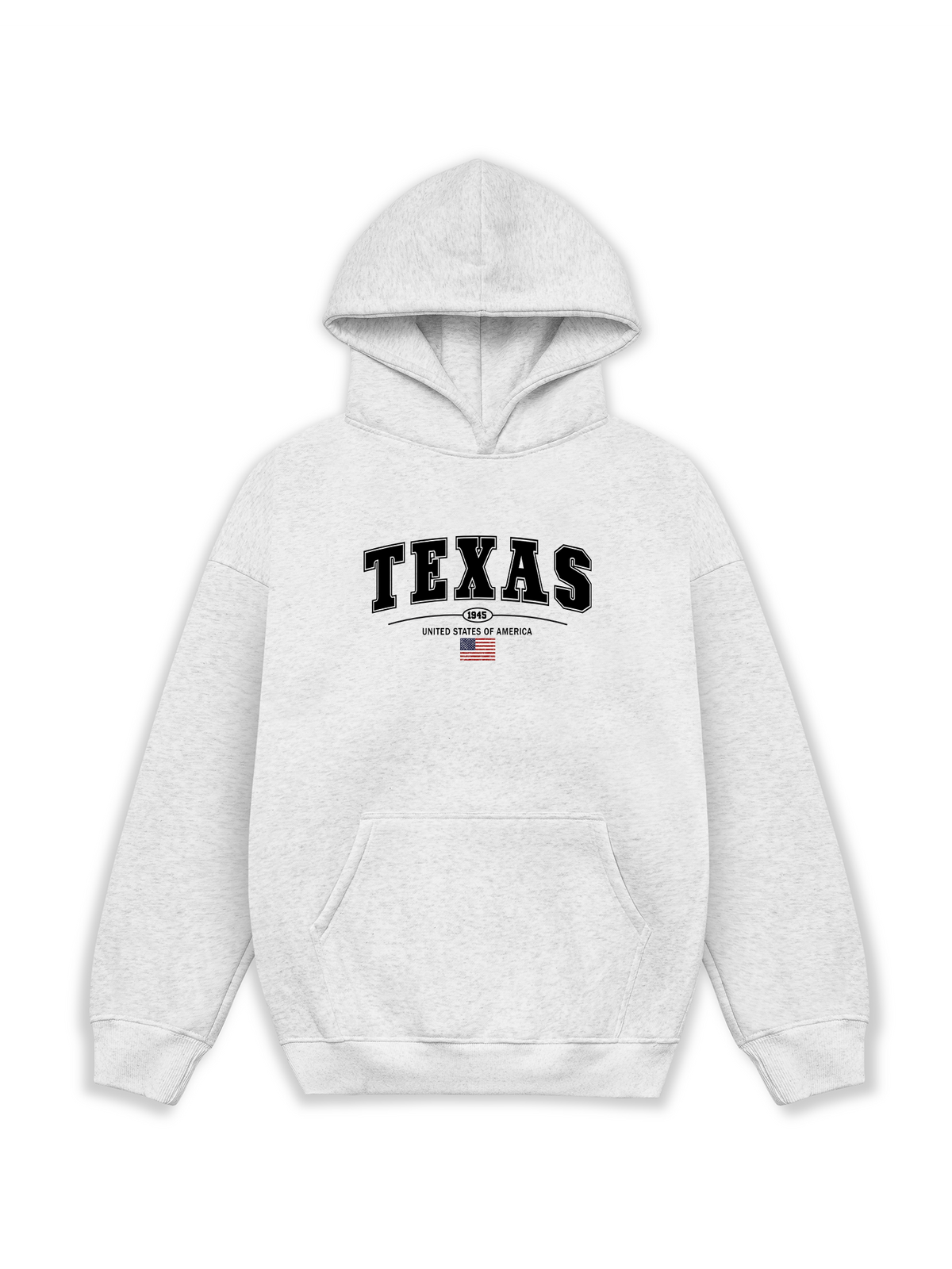 Áo Hoodie Nỉ Hai Da USA Texas 1945