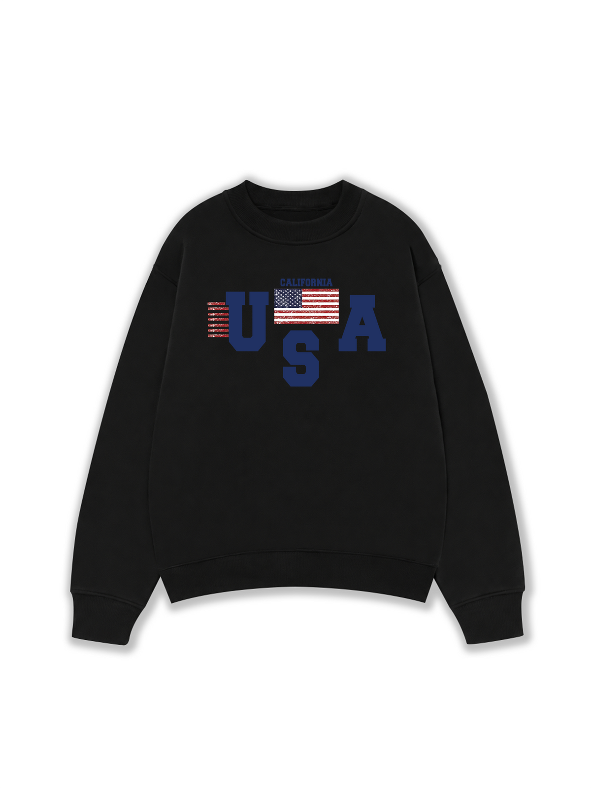 Áo Sweater Nỉ Hai Da USA California