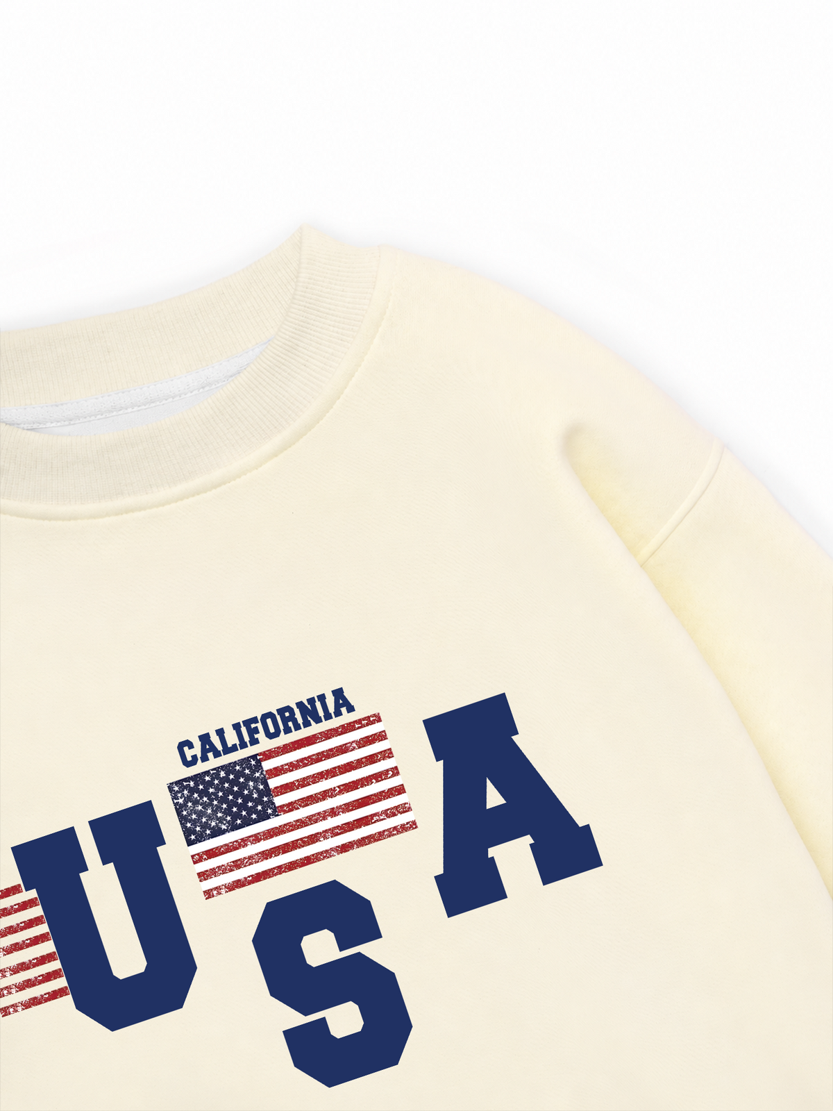 Áo Sweater Nỉ Hai Da USA California
