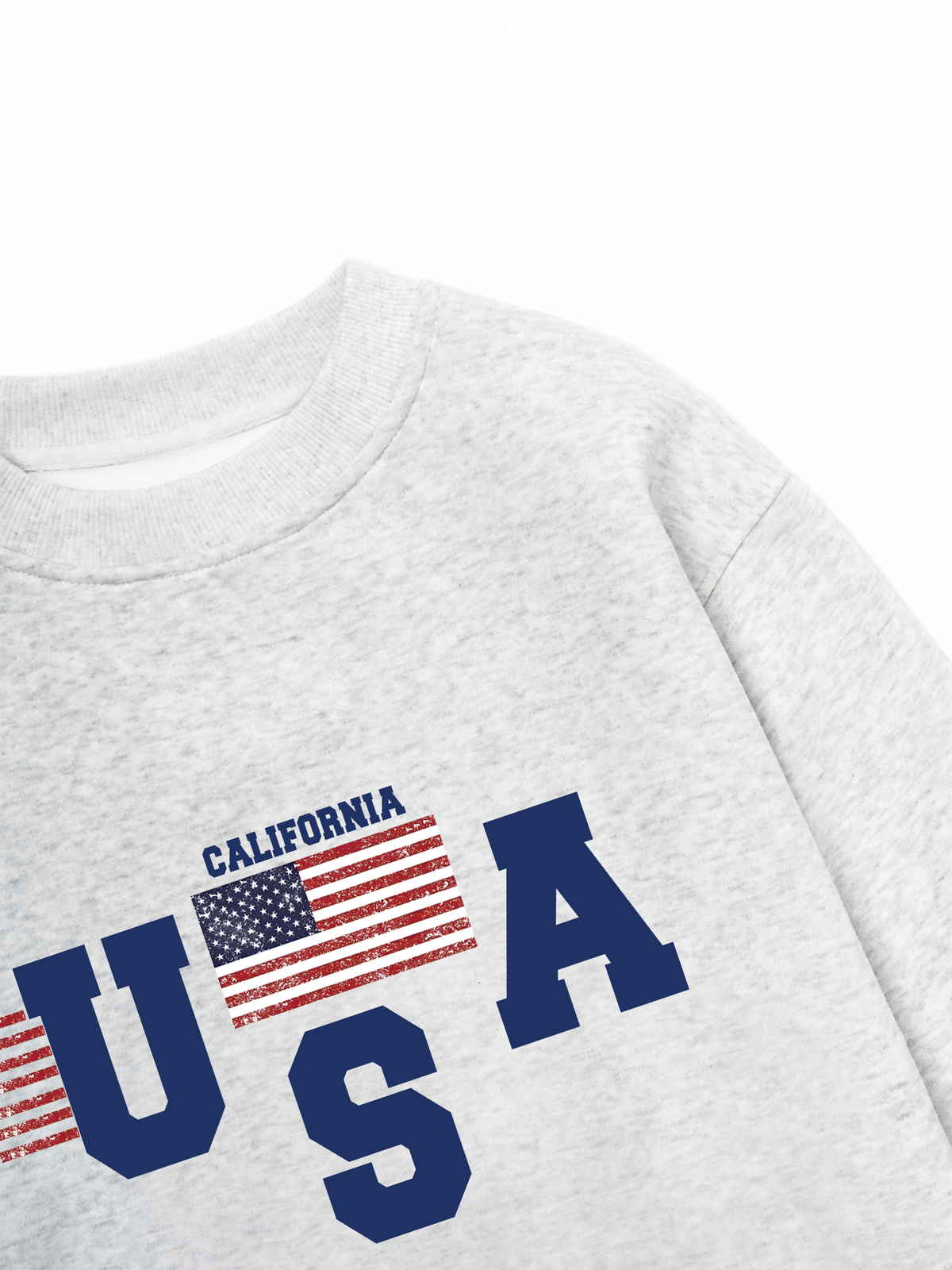 Áo Sweater Nỉ Hai Da USA California