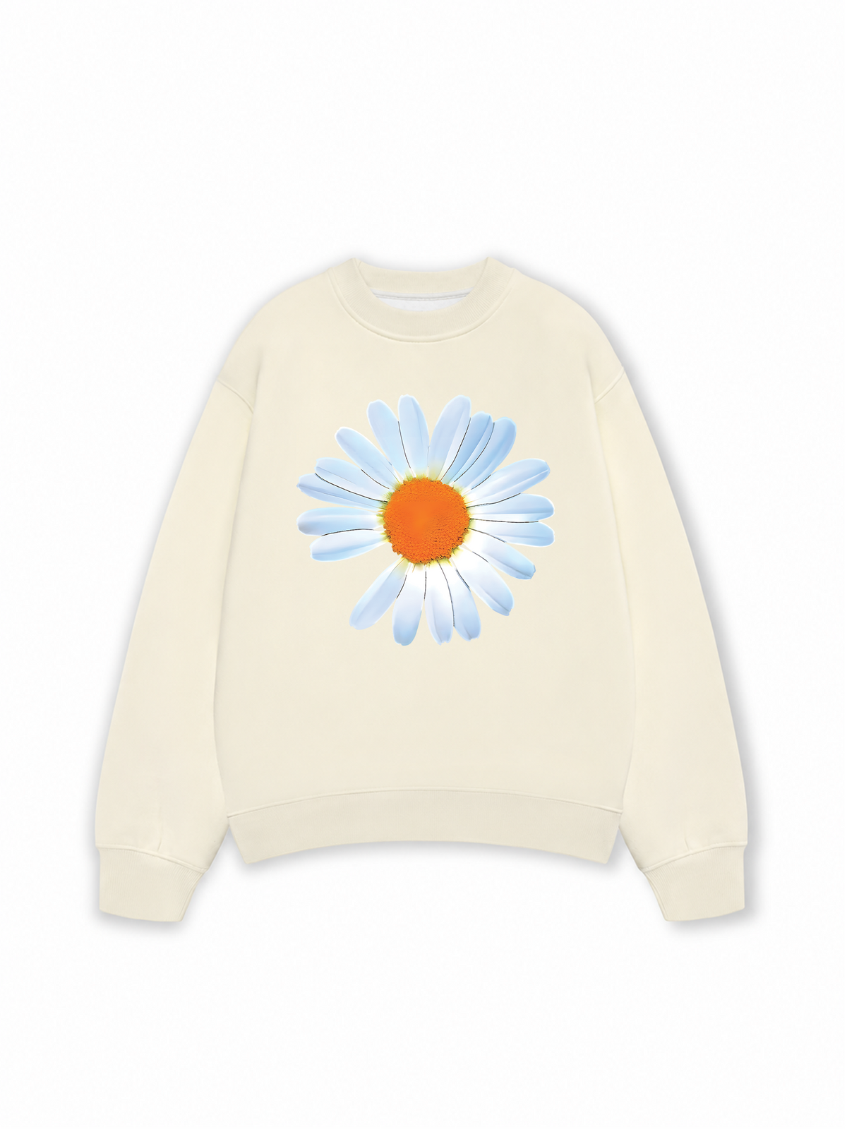 Áo Sweater Nỉ Hai Da Floral Design For VIP Daisy Flower