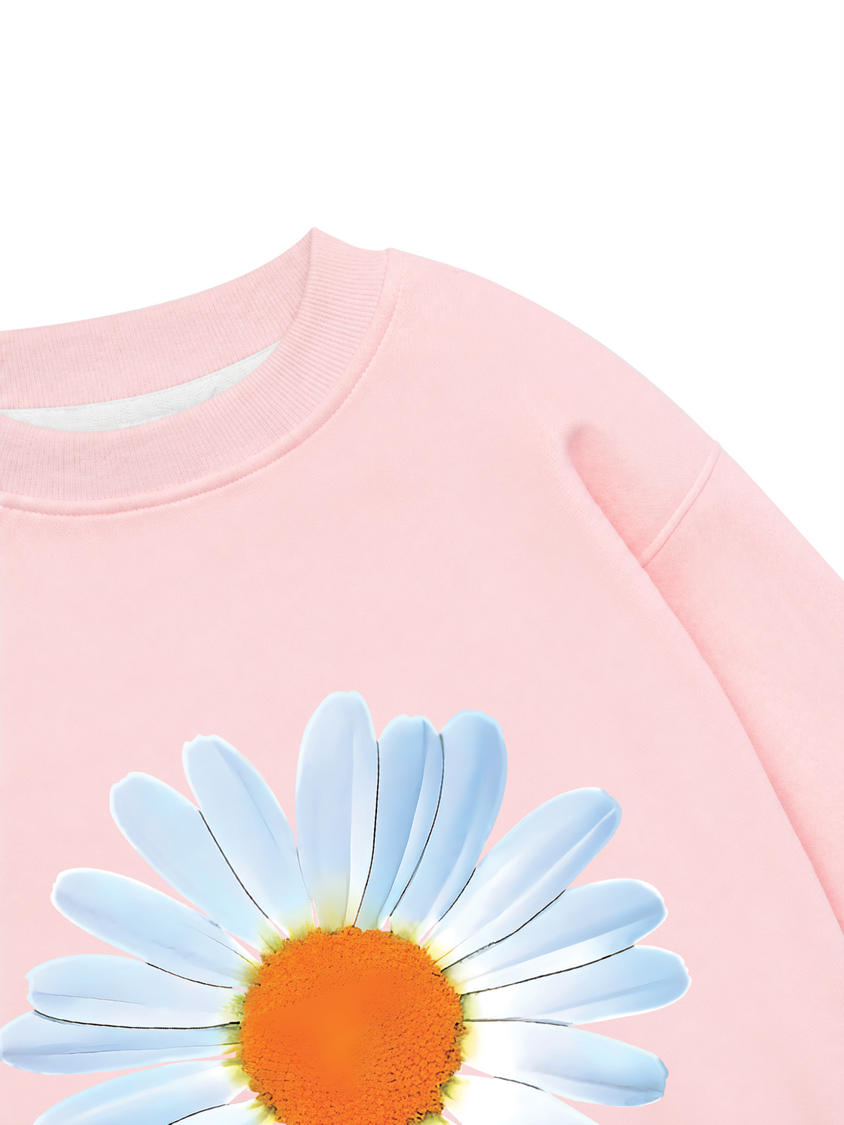 Áo Sweater Nỉ Hai Da Floral Design For VIP Daisy Flower