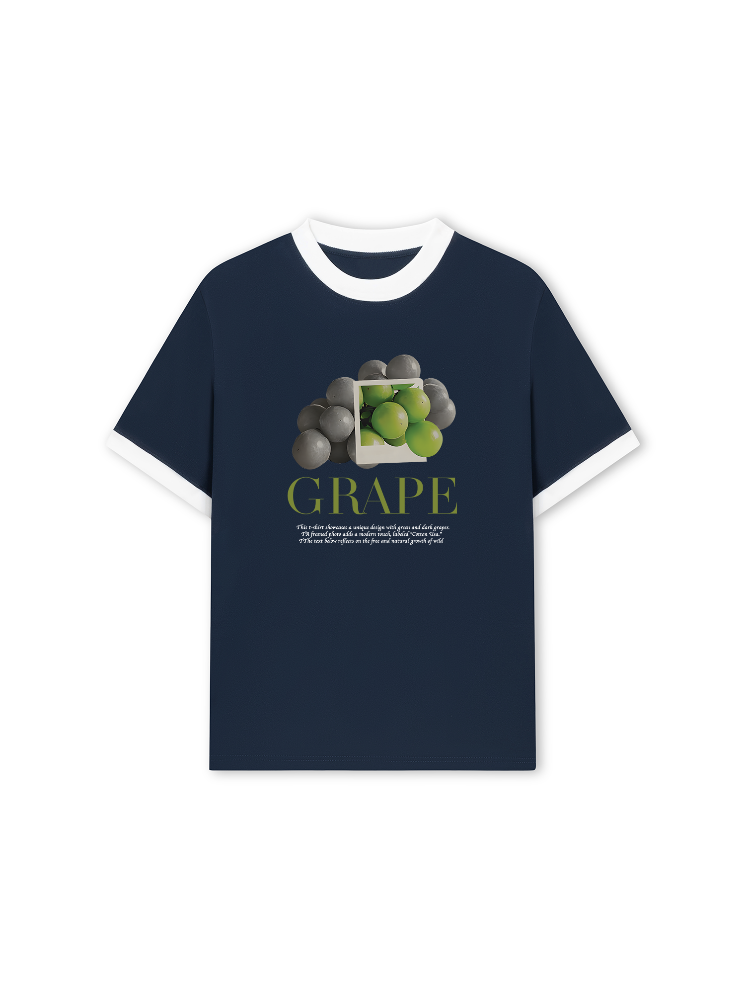 Áo Thun Ringer Relaxed Fit Tropical Tropical Grape