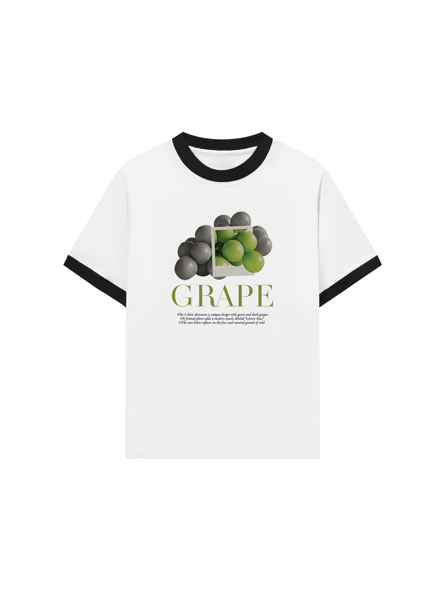 Áo Thun Ringer Relaxed Fit Tropical Tropical Grape