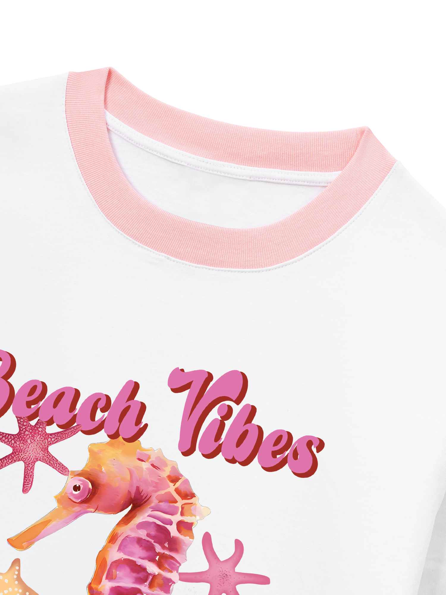 Áo Thun Ringer Relaxed Fit Tropical Hippocampus