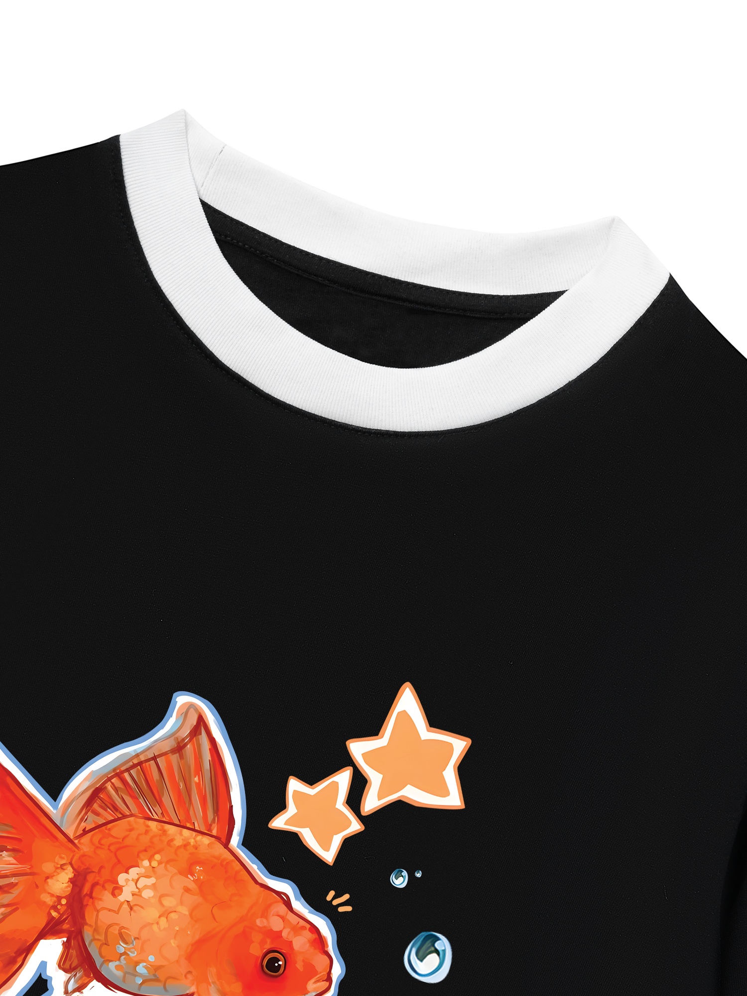 Áo Thun Ringer Relaxed Fit Tropical Goldfish