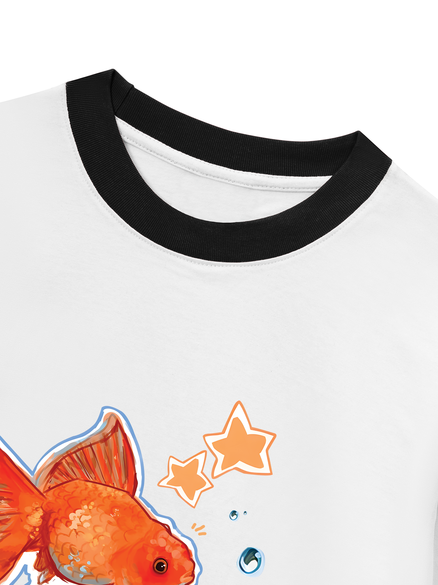 Áo Thun Ringer Relaxed Fit Tropical Goldfish