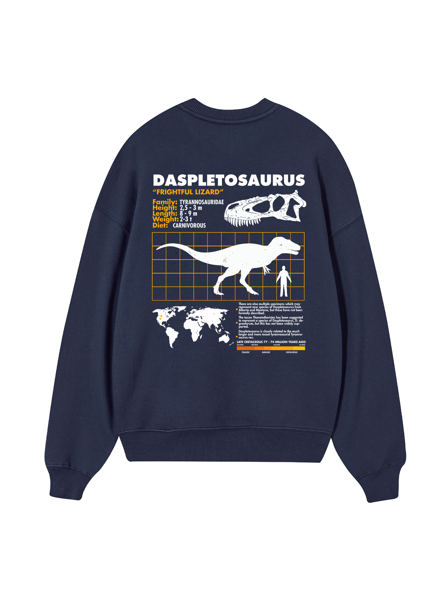 Wild Life Analysis Table Daspletosaurus Sweater