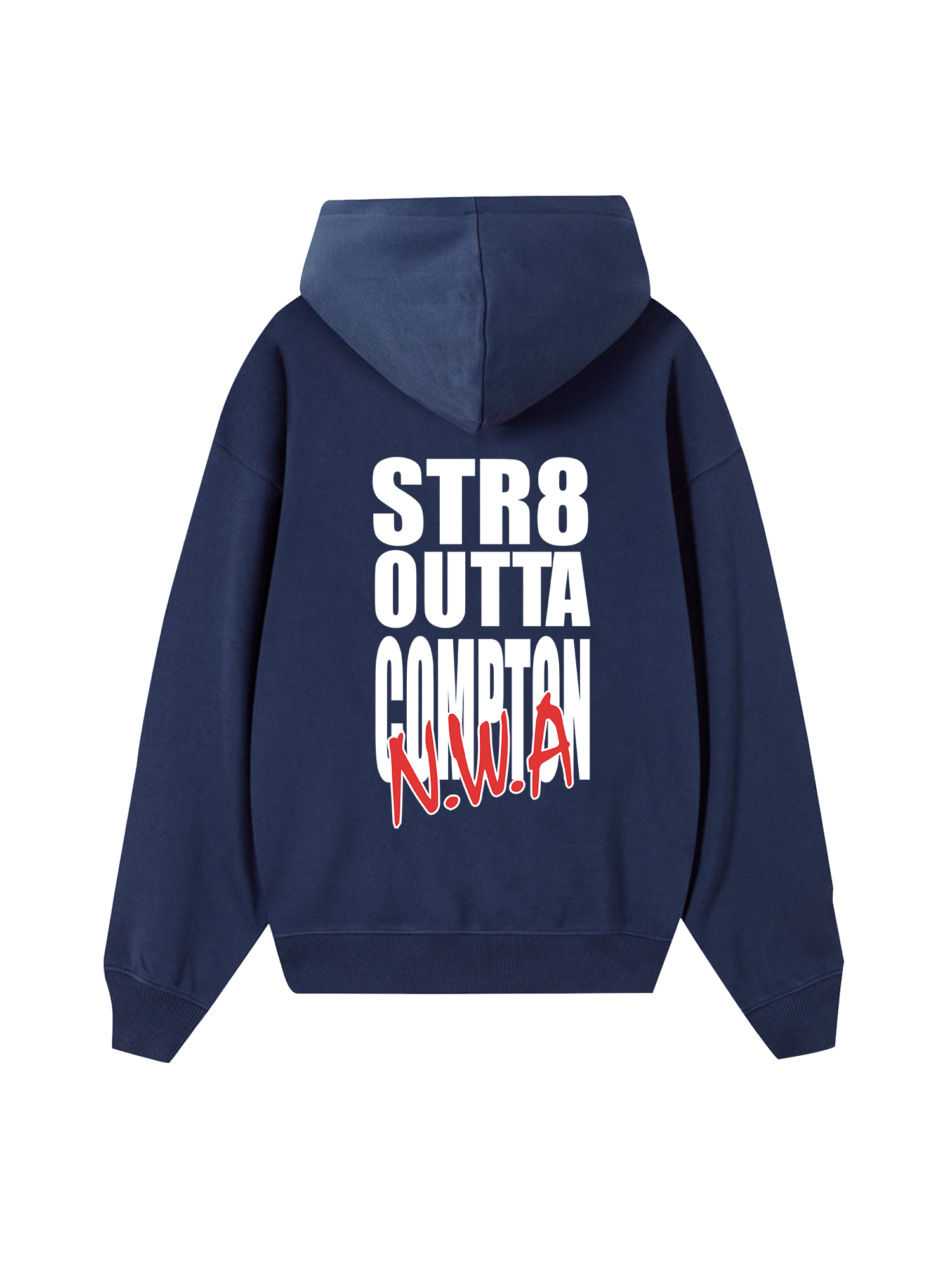 Rapper NWA Straight Outta Compton Typo Hoodie