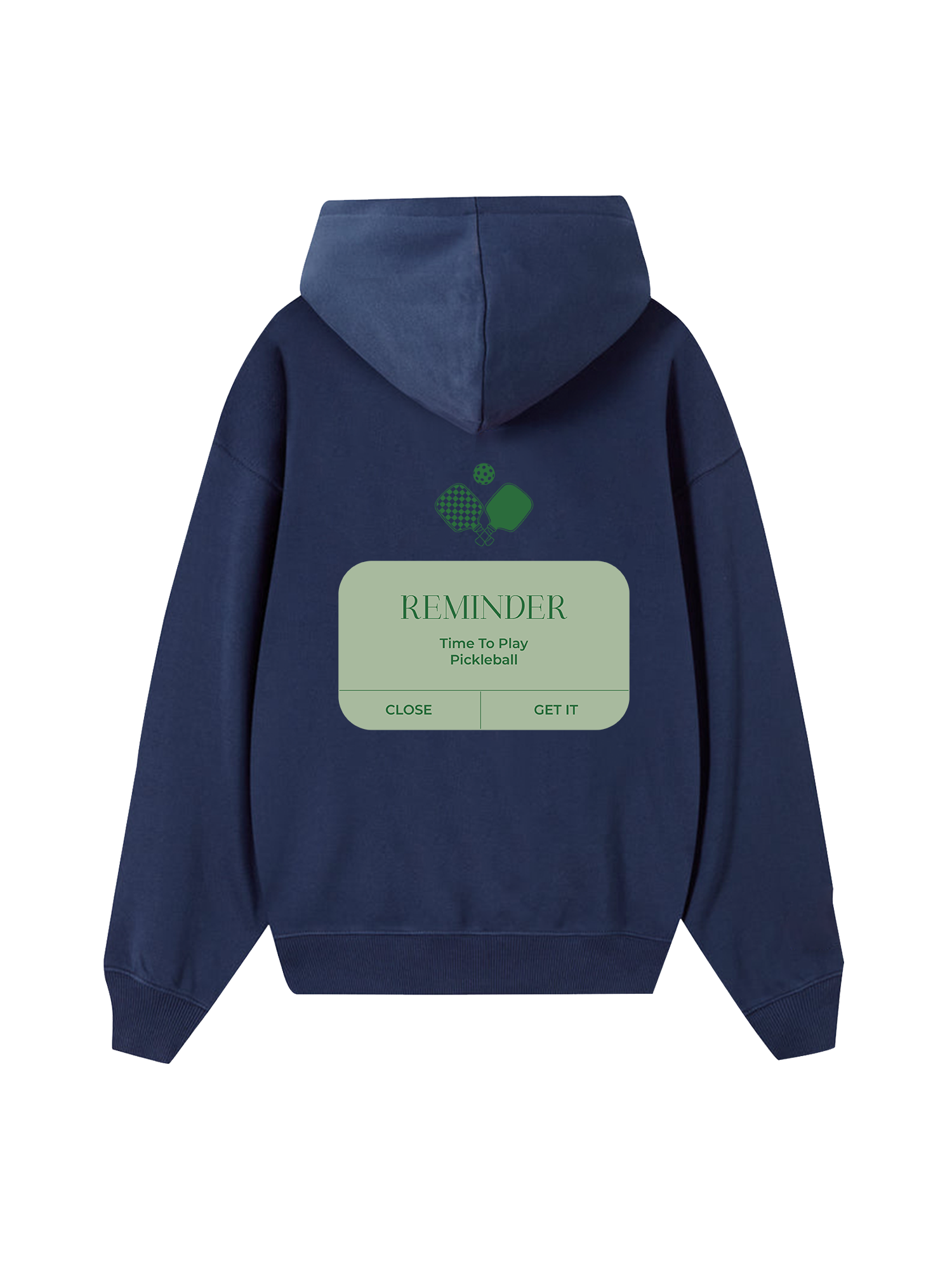 Pickleball Reminder Time To Play Pickleball Hoodie