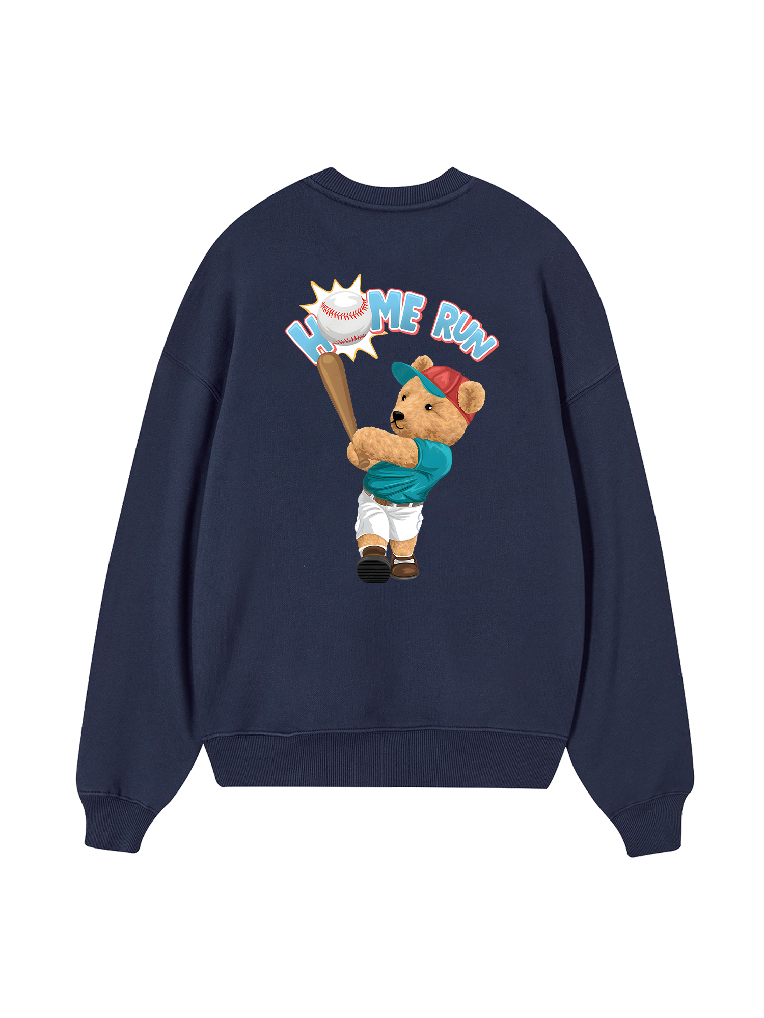 Baseball Home Run Teddy Bear Sweater