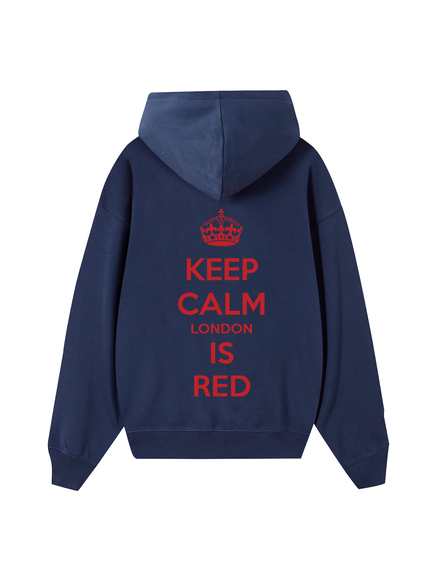 Soccer Keep Calm London Is Red Hoodie