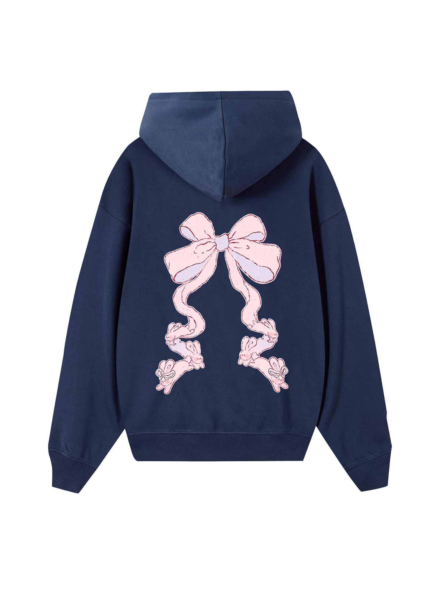 Girly Mood Rabbit Ribbon Hoodie