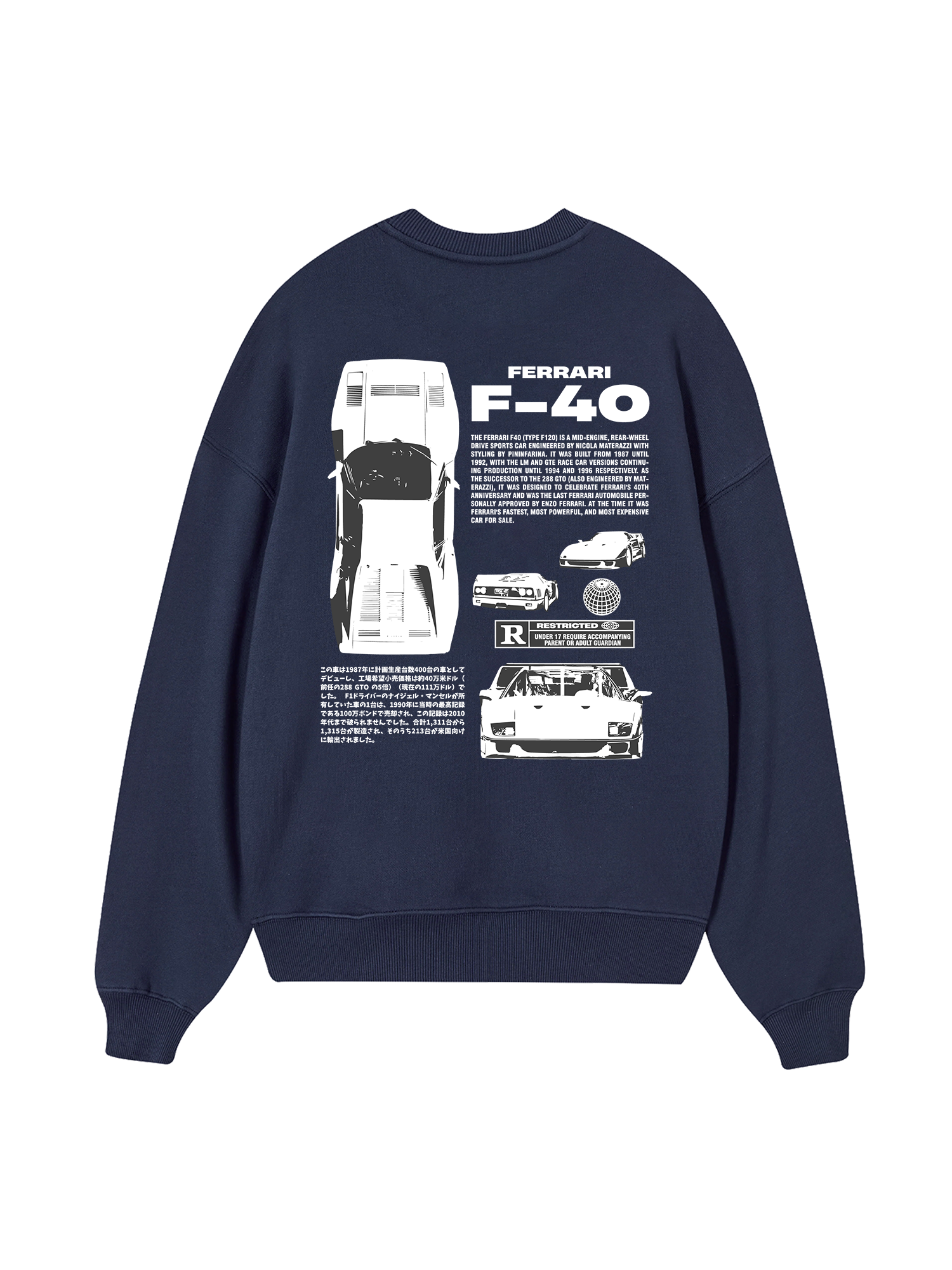 Ferrari F-40 Classic Sweater