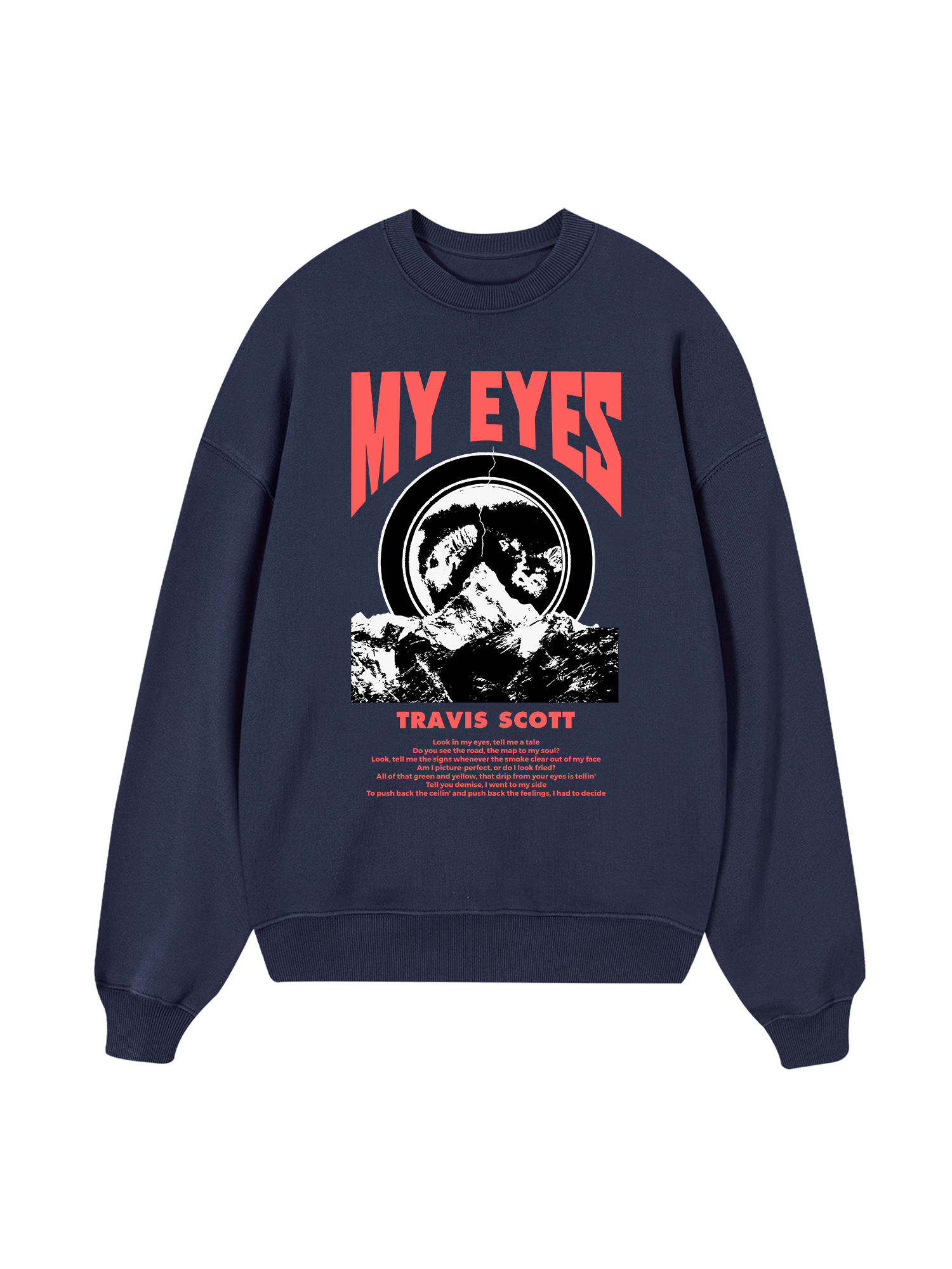 Rapper Travis Scott My Eyes Sweater