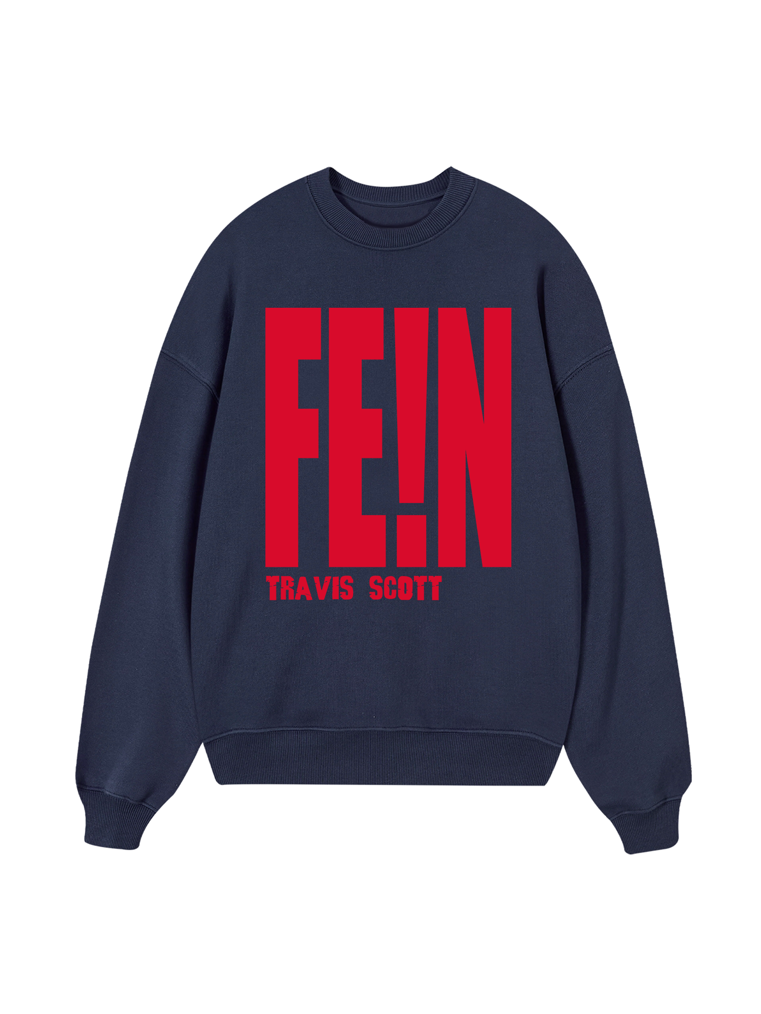 Rapper Travis Scott Fein Typo Sweater