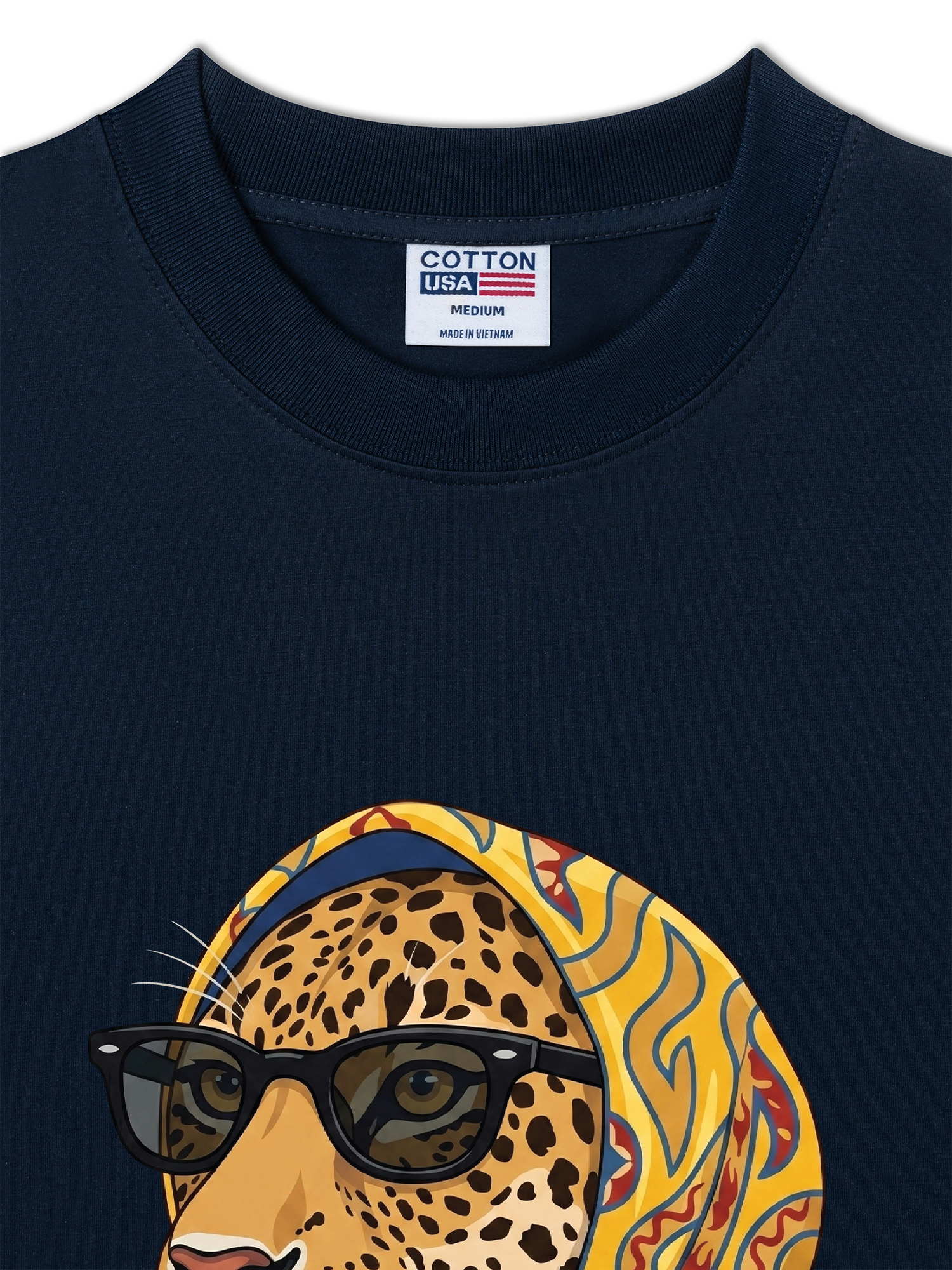 Áo Thun Relaxed Fit Urban Leopard Safari Chic