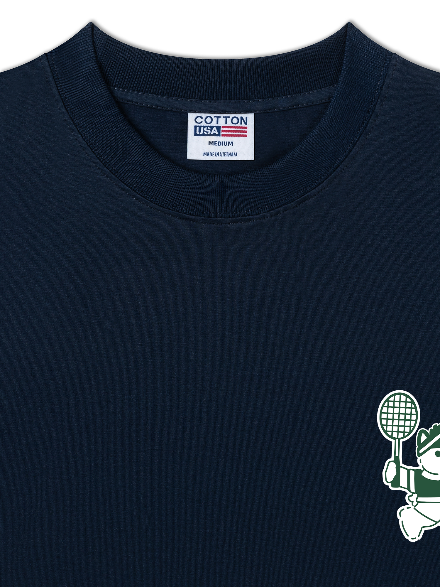 Áo Thun Relaxed Fit Badminton Club Green