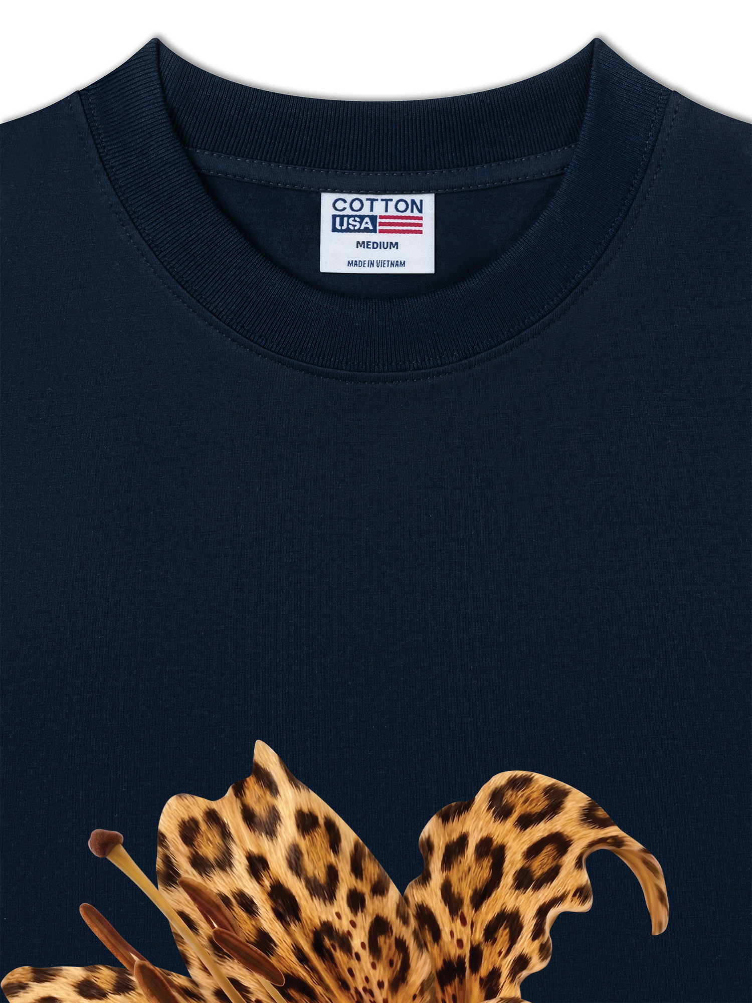 Áo Thun Relaxed Fit Urban Leopard Flower