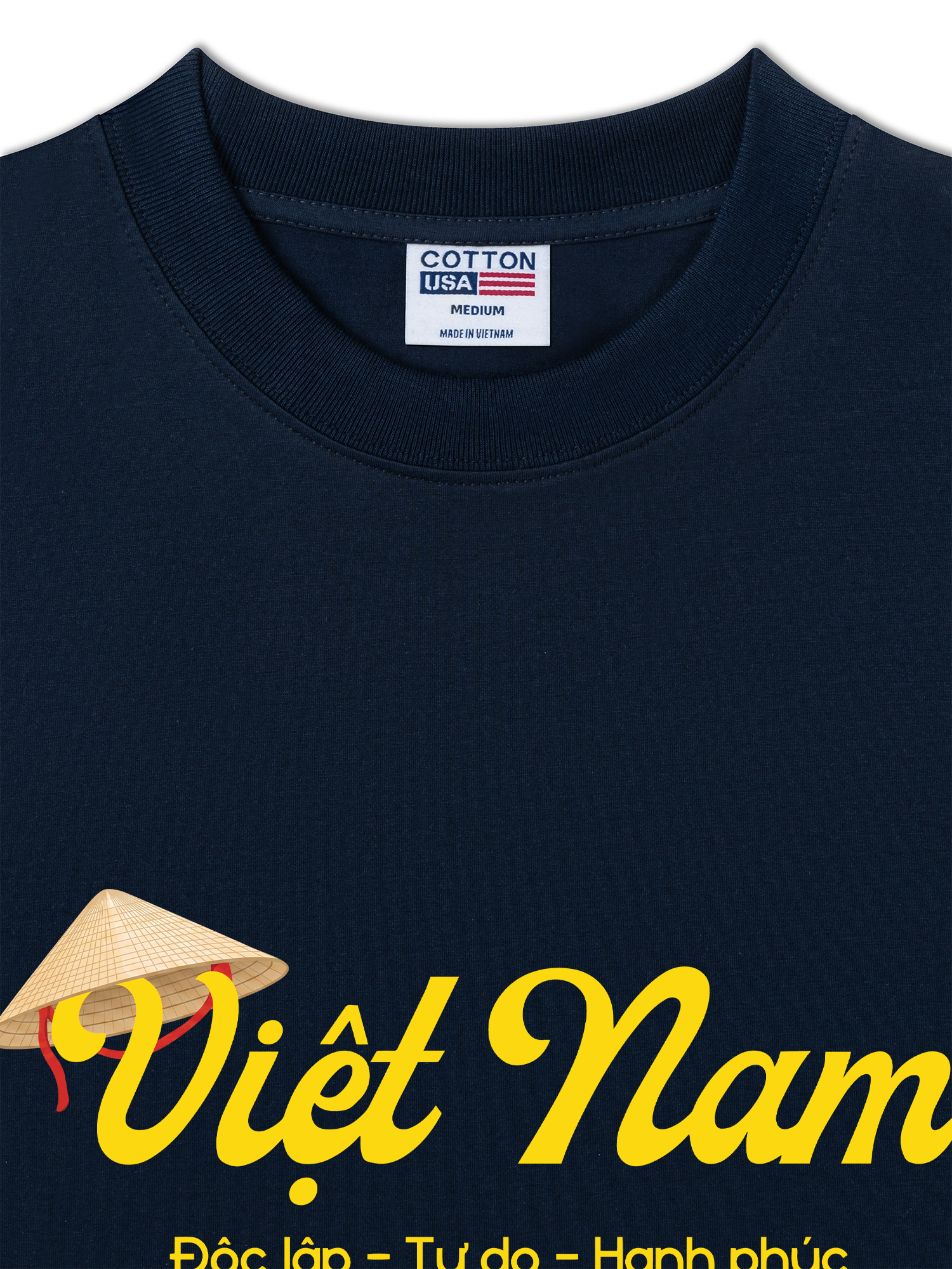 Áo Thun Relaxed Fit Việt Nam Độc Lập Tự Do Hạnh Phúc