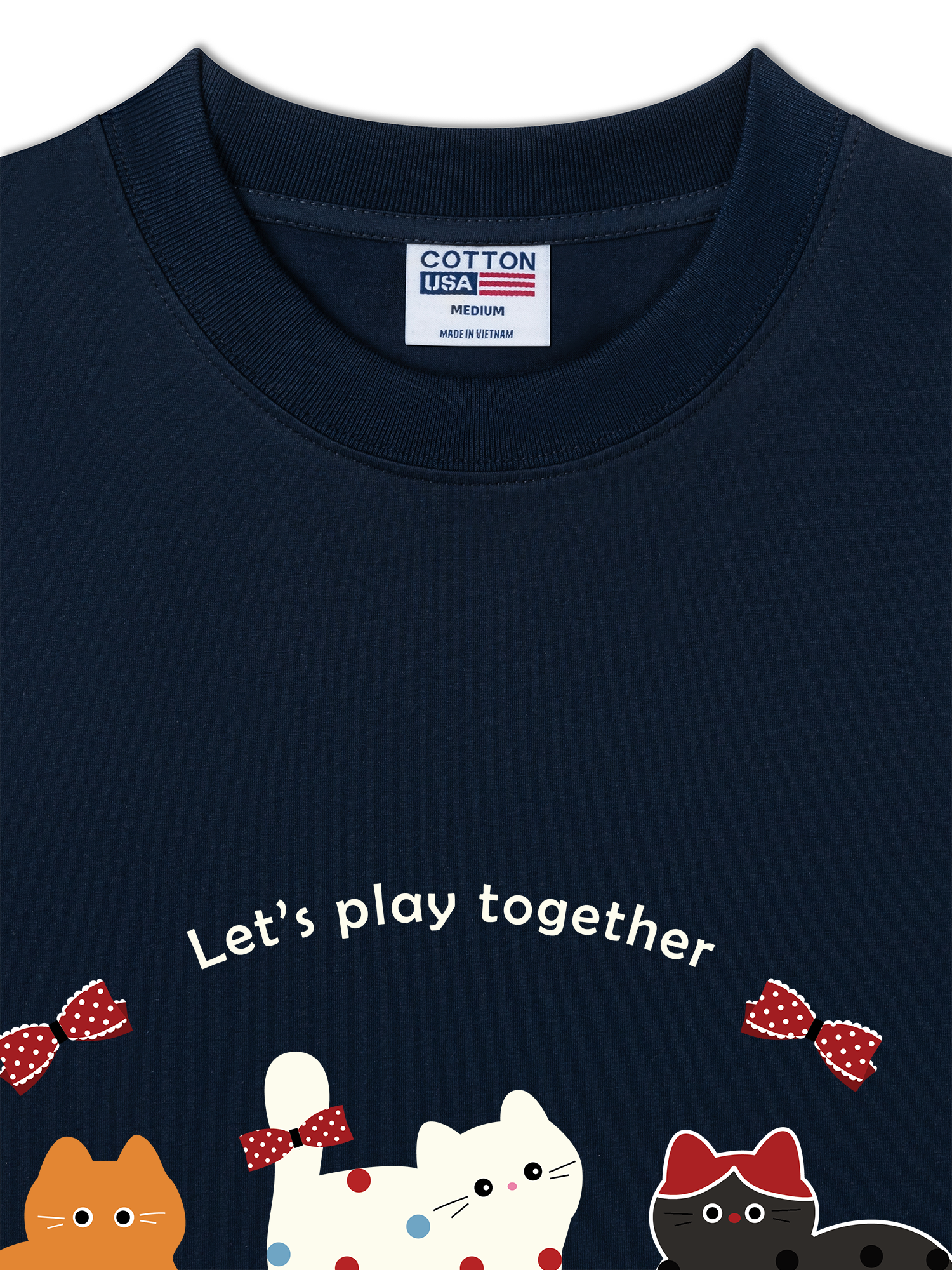 Áo Thun Relaxed Fit Dotty Mood Play Together