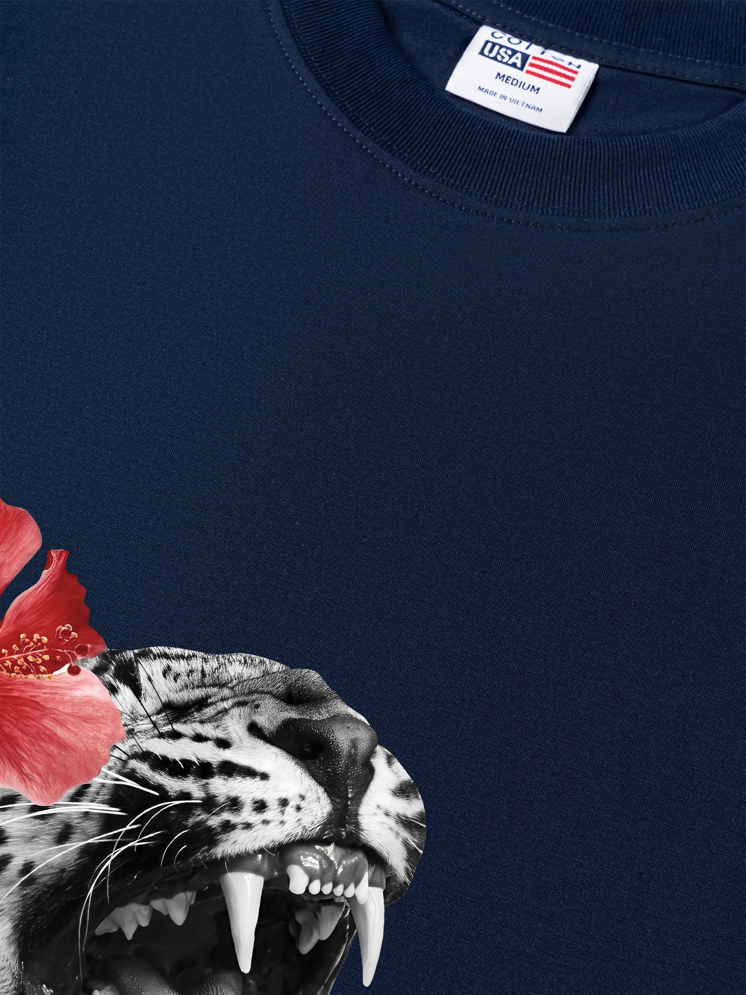 Áo Thun Relaxed Fit Urban Leopard Roar Flower