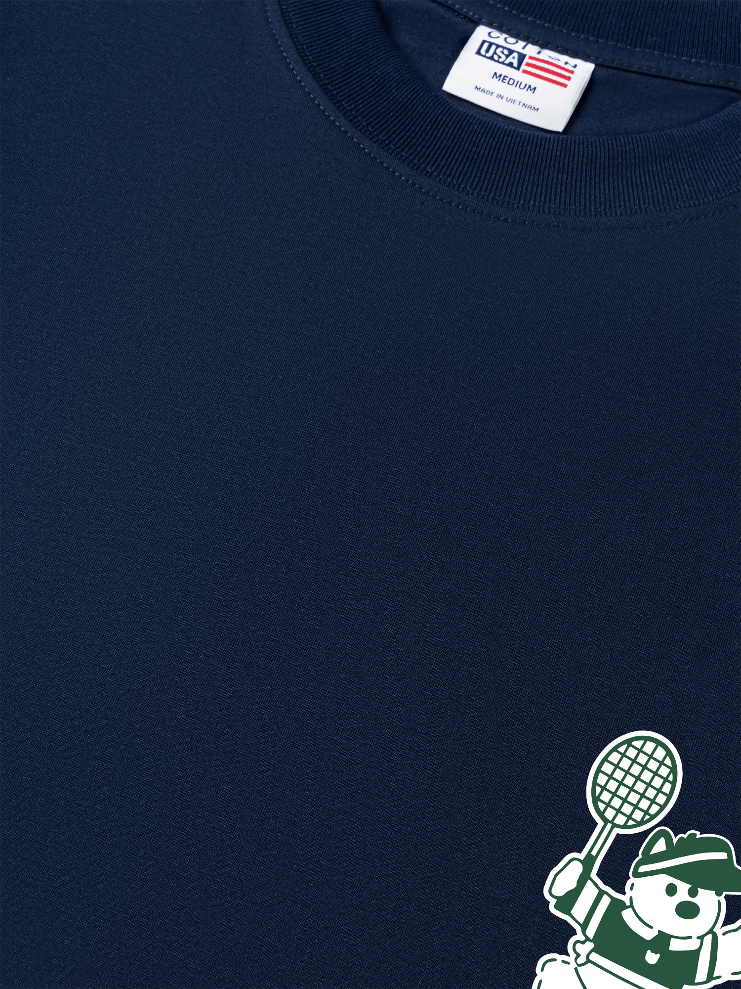 Áo Thun Relaxed Fit Badminton Club Green