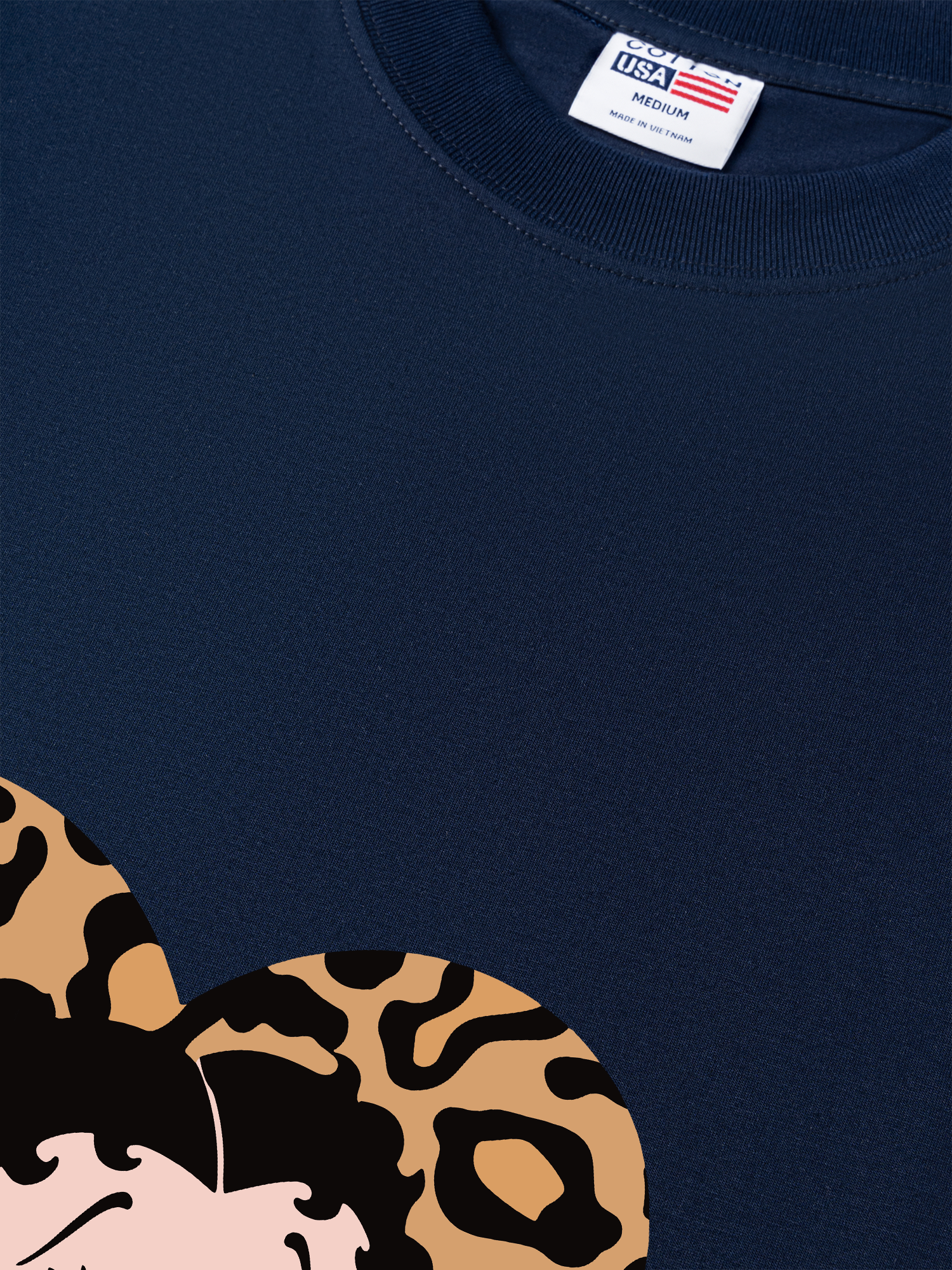 Áo Thun Relaxed Fit Urban Leopard Betty Cheetah Heart