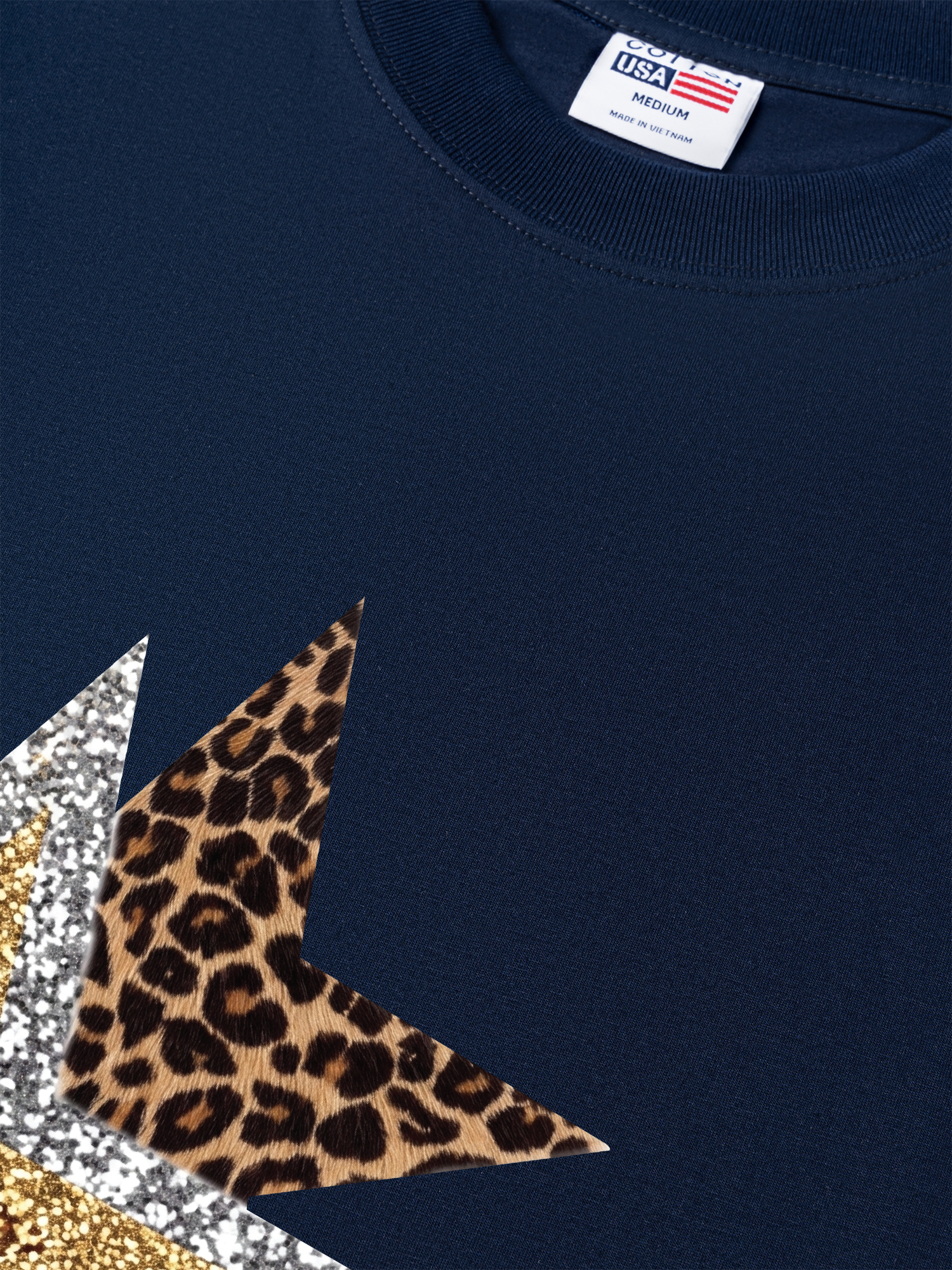Áo Thun Relaxed Fit Urban Leopard Metallic Savage Stars