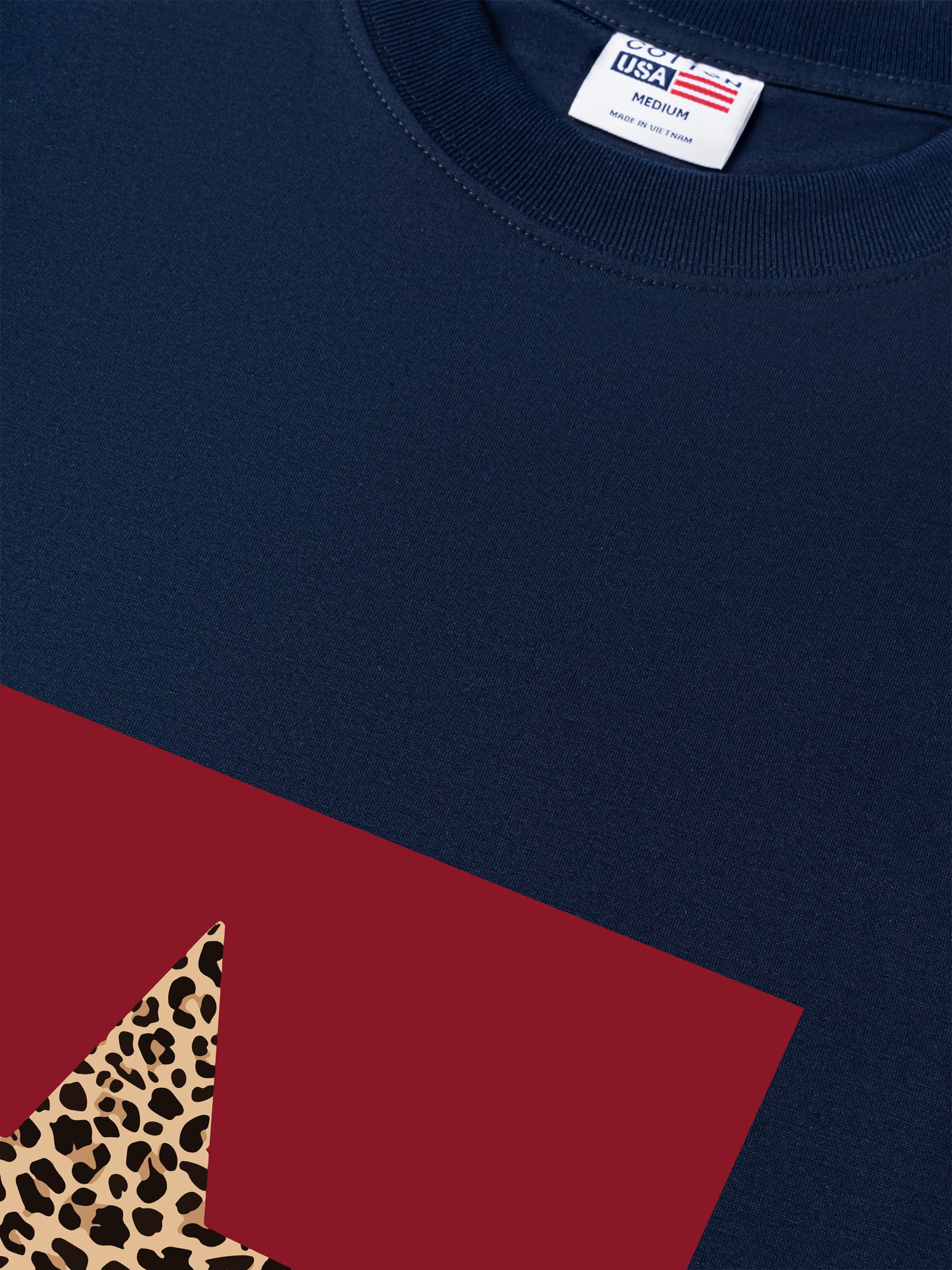 Áo Thun Relaxed Fit Urban Leopard Star