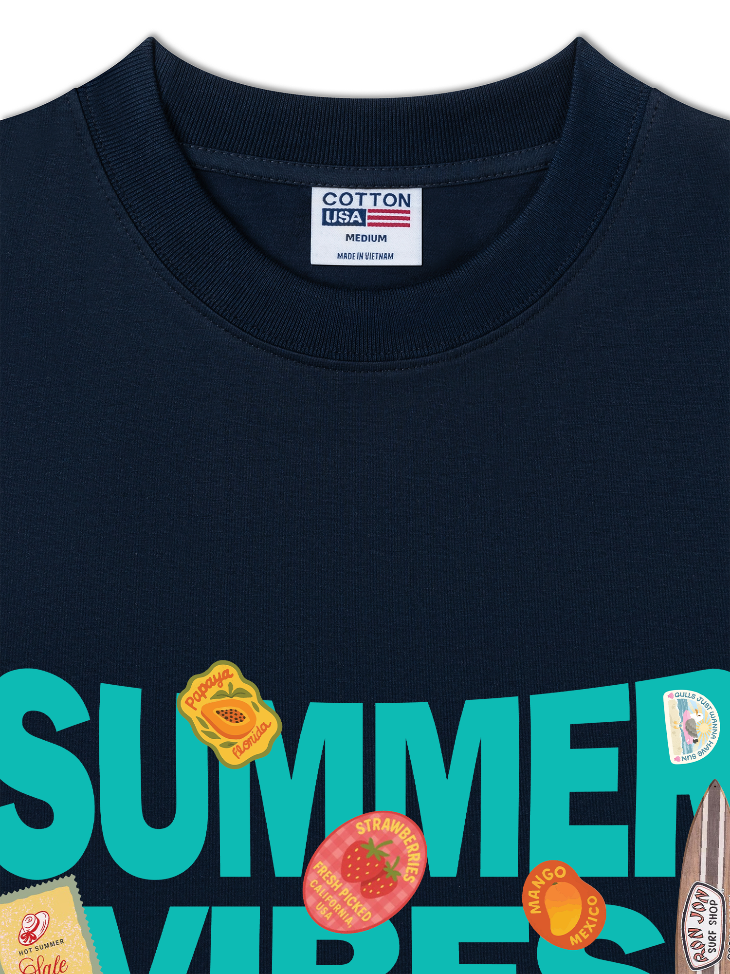 Áo Thun Relaxed Fit Tropical Summer Vibes