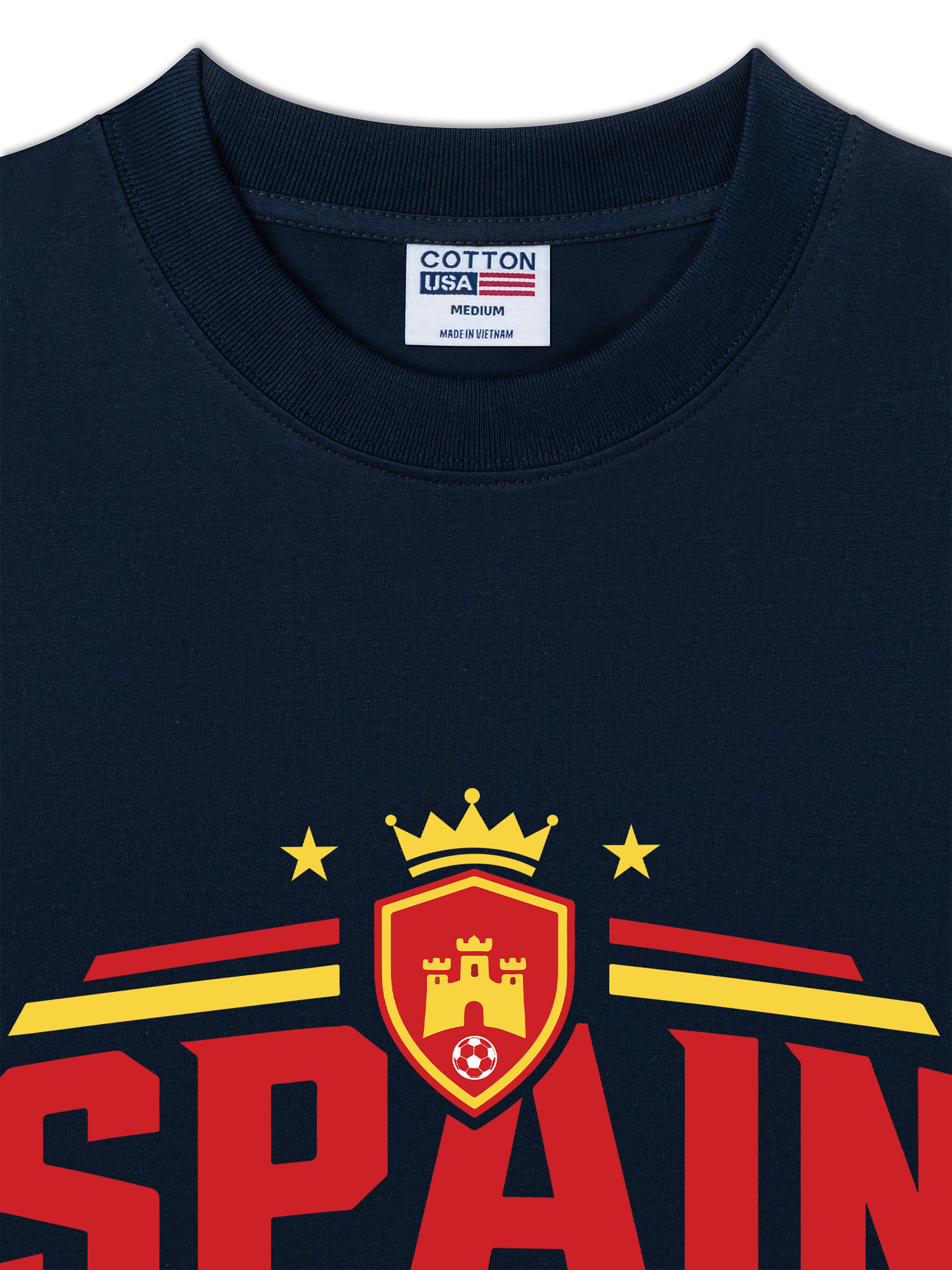 Áo Thun Relaxed Fit Soccer Spain Play With Pasion