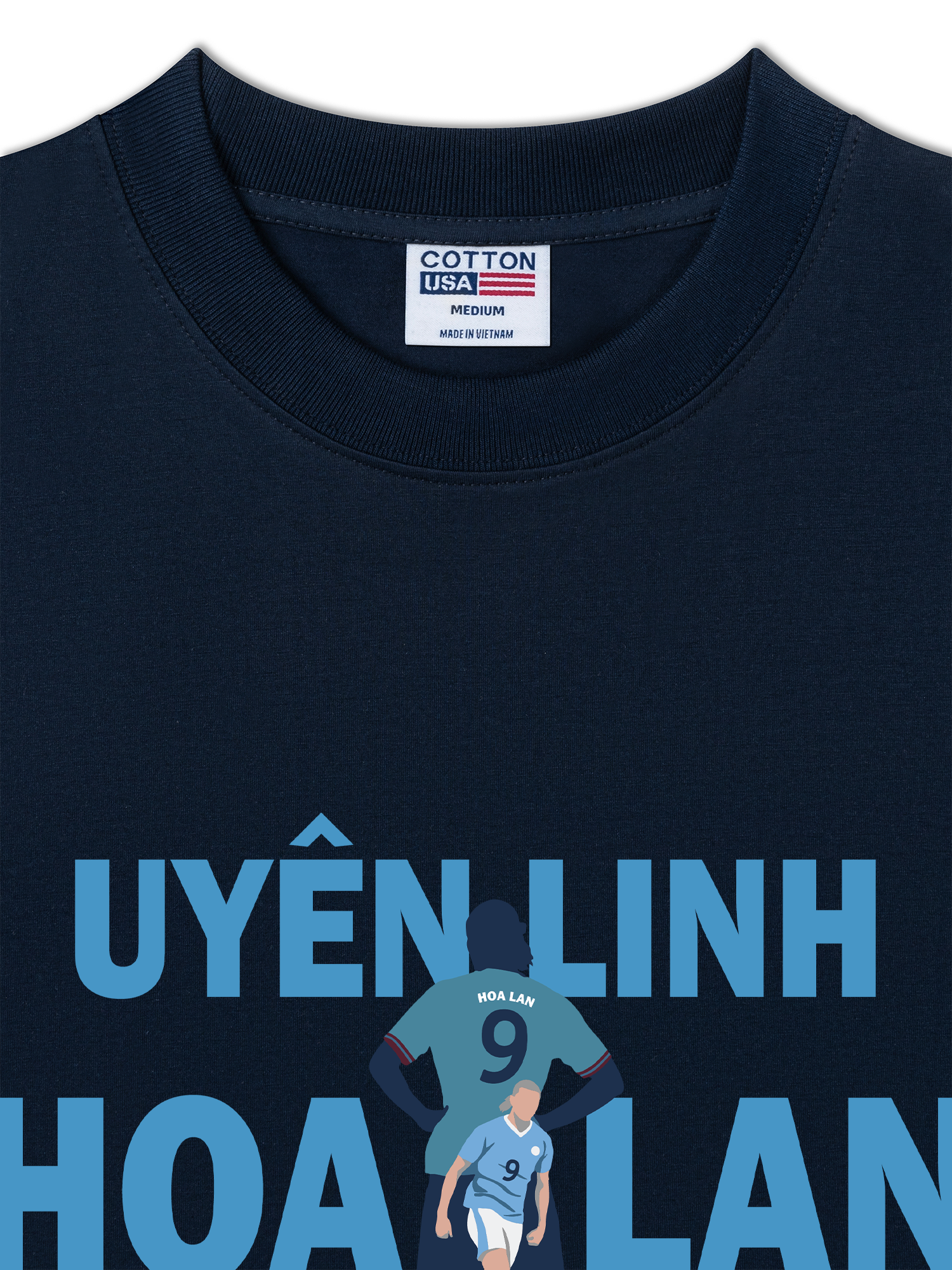 Áo Thun Relaxed Fit Soccer Uyên Linh Hoa Lan
