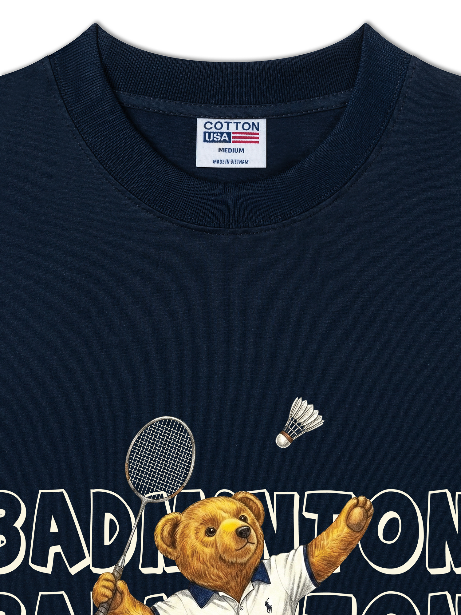 Áo Thun Relaxed Fit Badminton Teddy