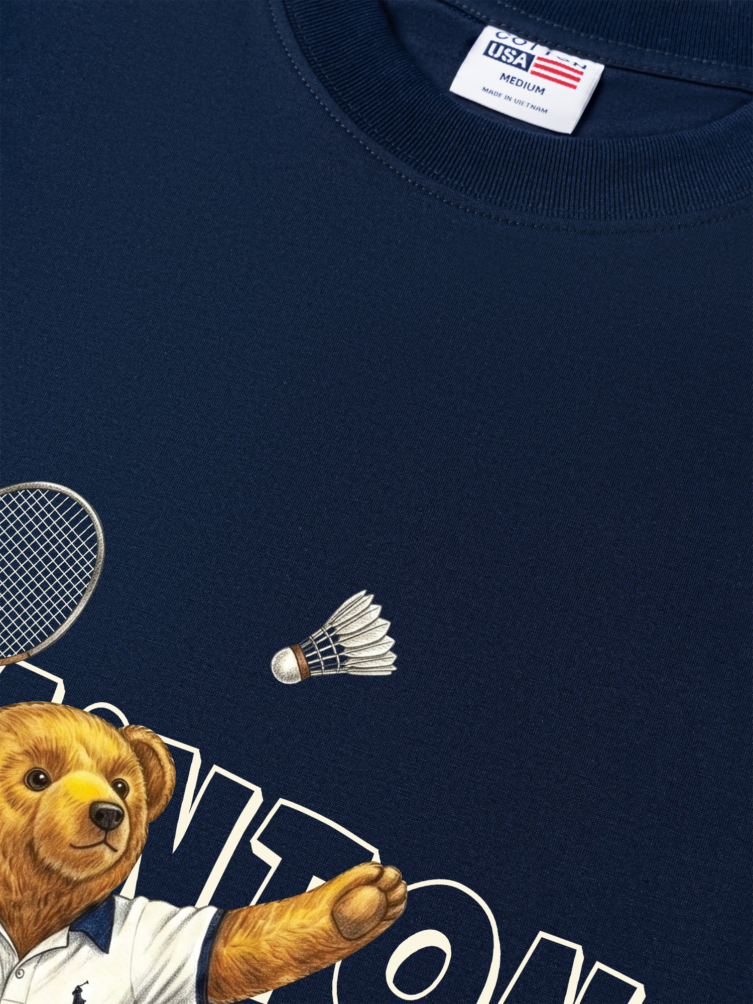 Áo Thun Relaxed Fit Badminton Teddy