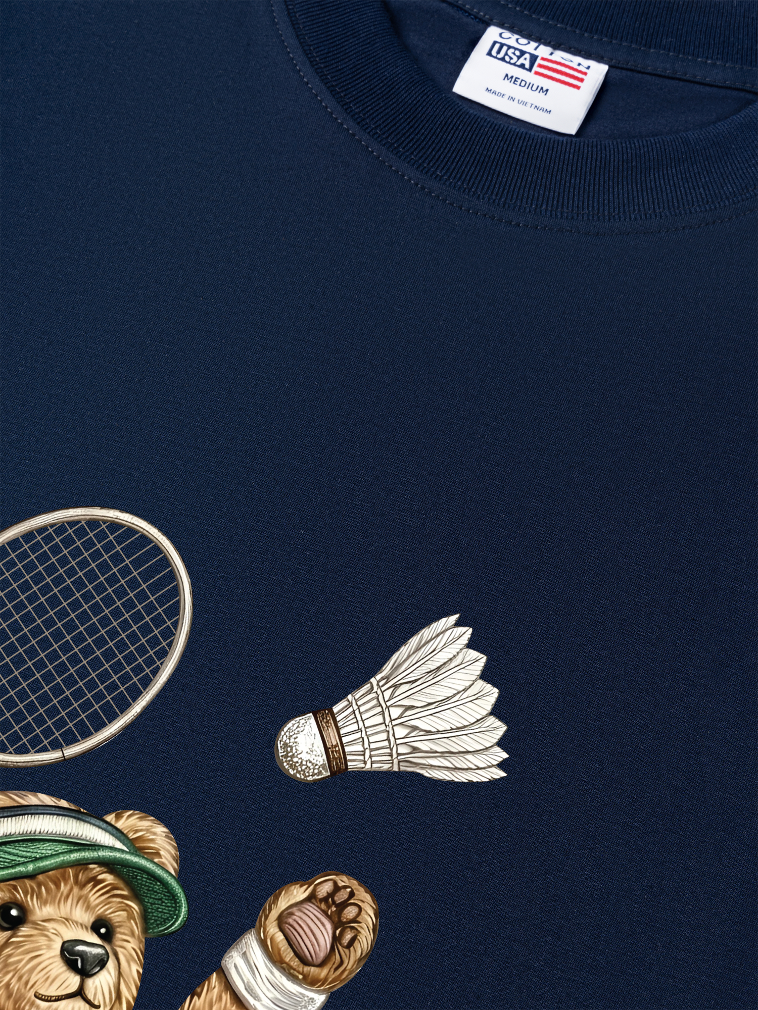 Áo Thun Relaxed Fit Badminton Teddy 88