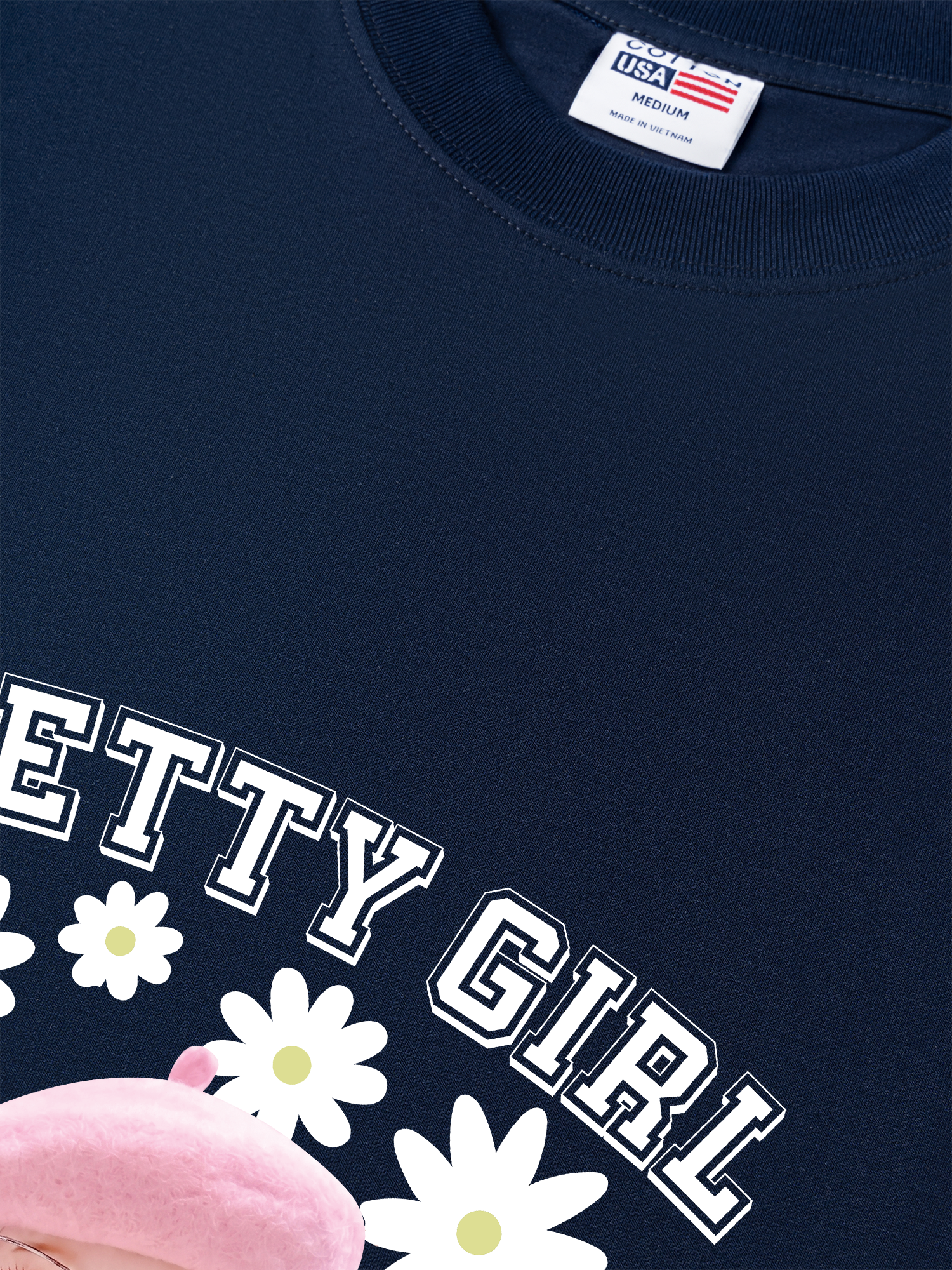 Áo Thun Relaxed Fit Cute Gang Pretty Girl