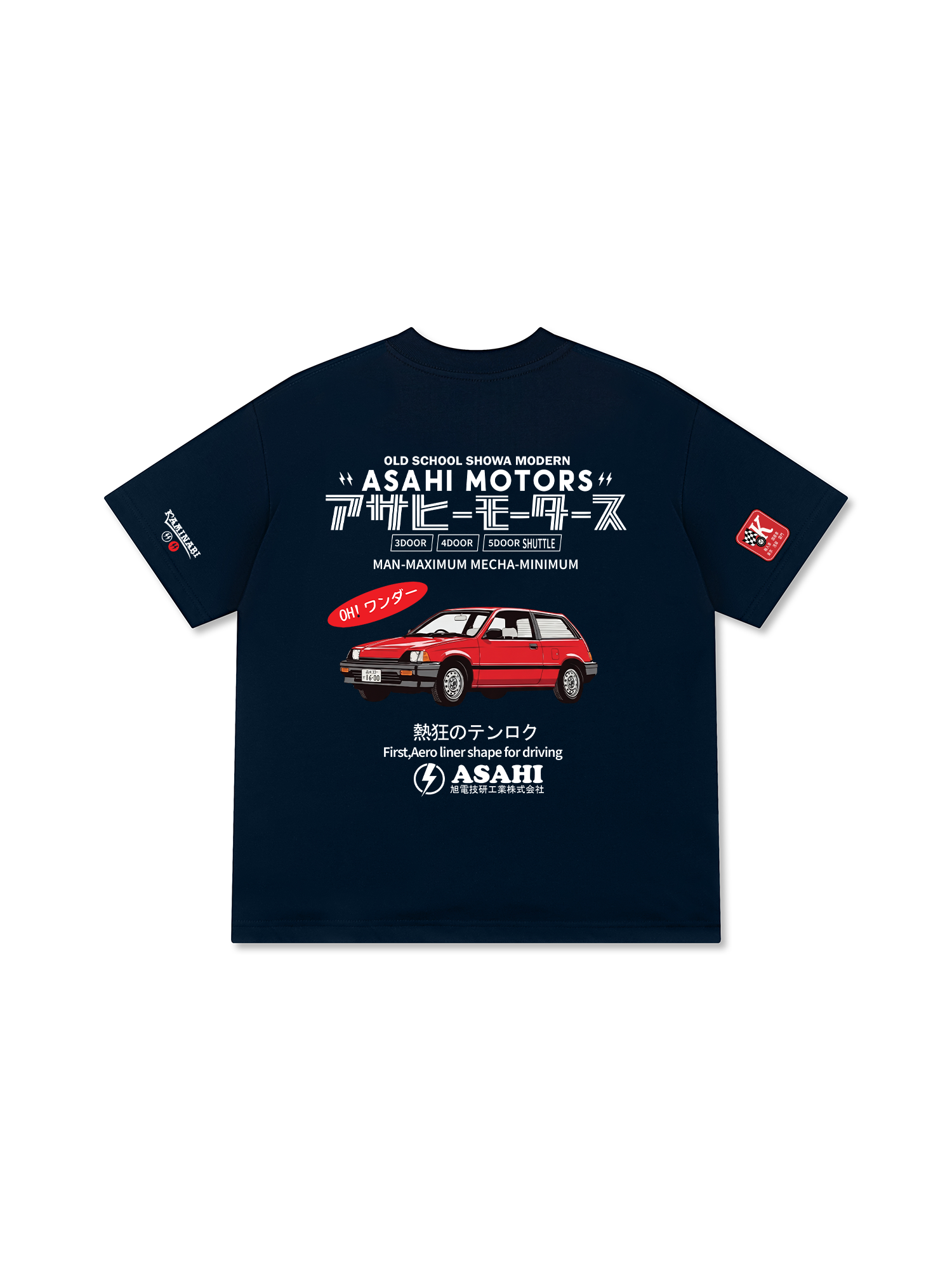 Áo Thun Relaxed Fit JDM Car Asahi Motors