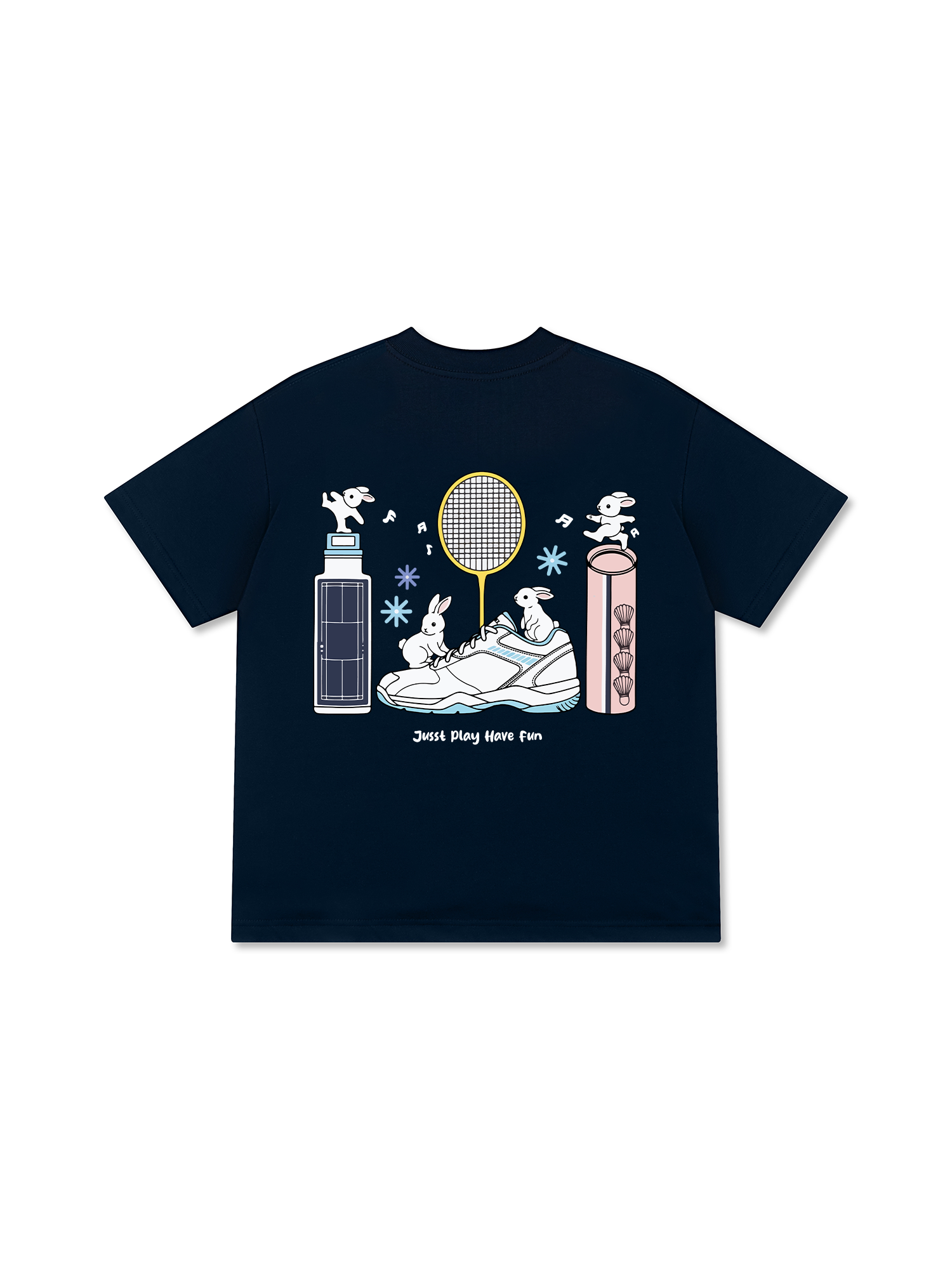 Áo Thun Relaxed Fit Badminton Just Play Have Fun