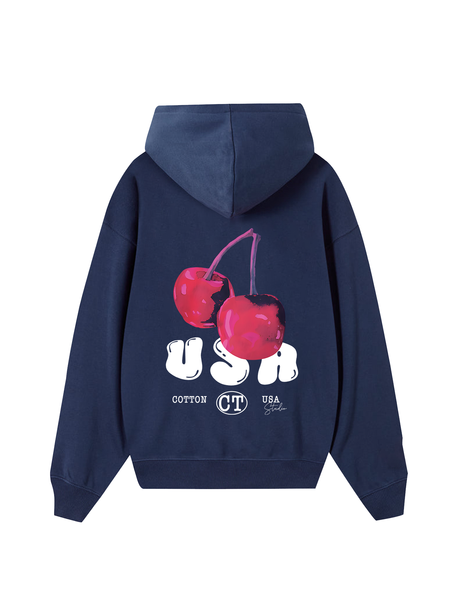 Tropical Purple Cherry Hoodie