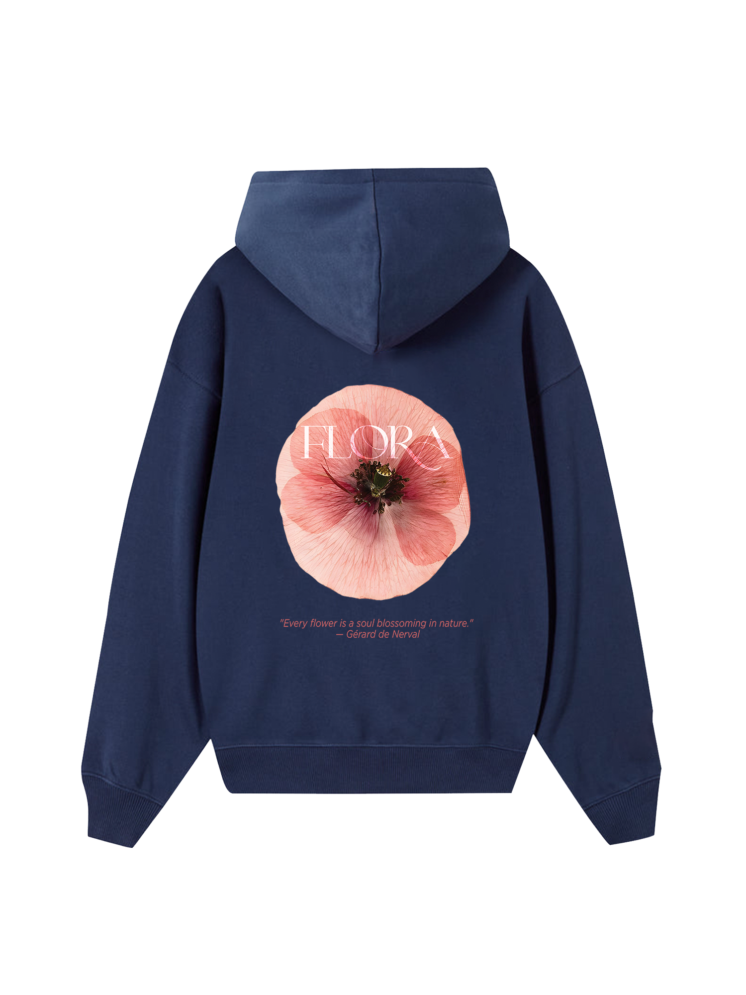 Floral Quote Hoodie
